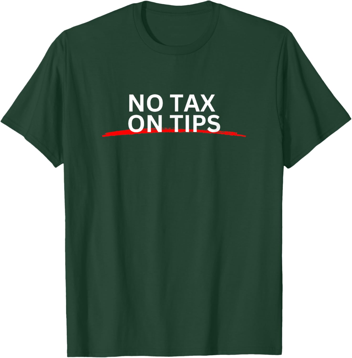 Tax Season No Tax On Tips T-Shirt for Fun and Casual Wear - 19
