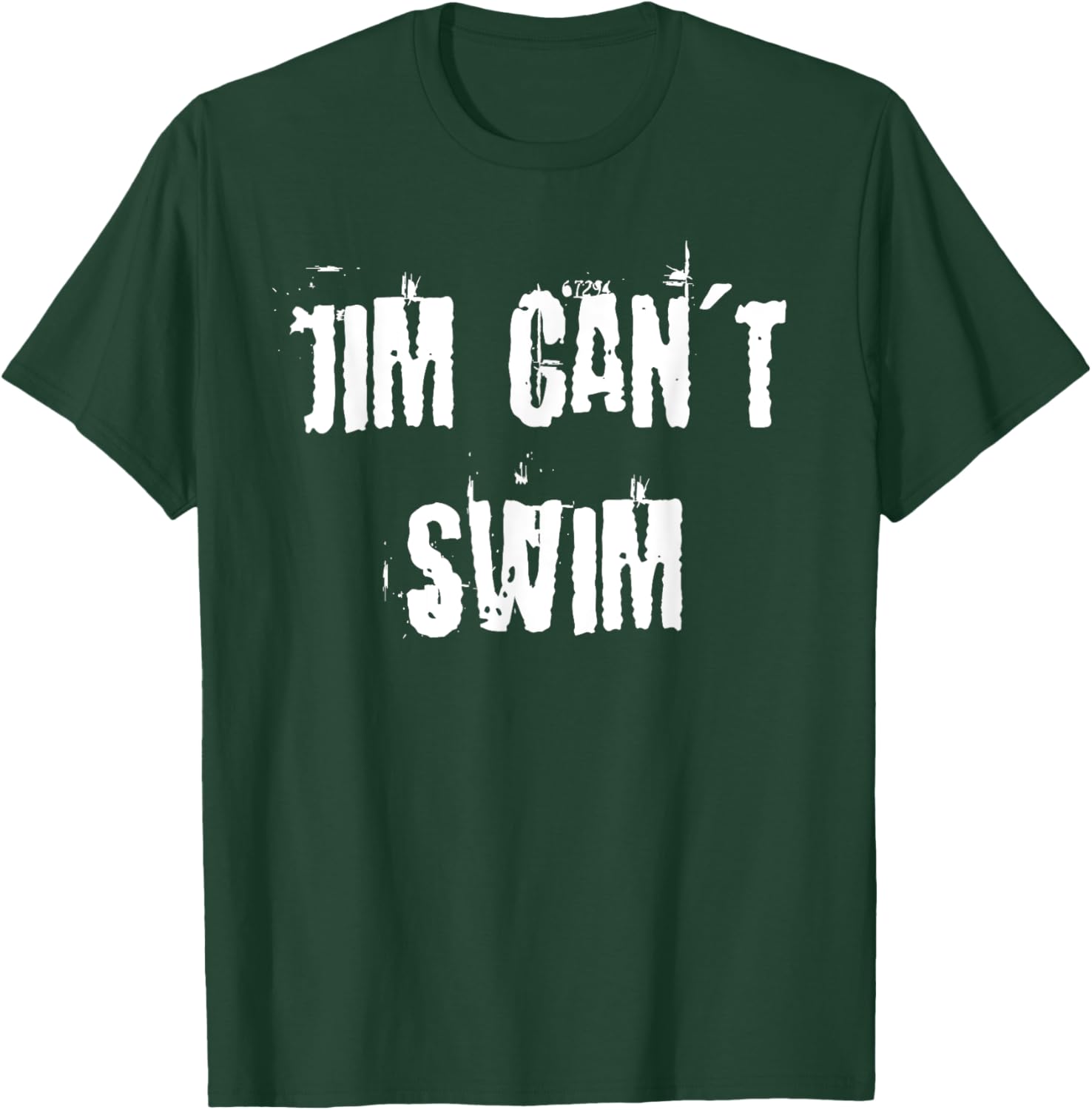Jim Can't Swim T-Shirt for Fun Style in Clothing and Accessories - 26