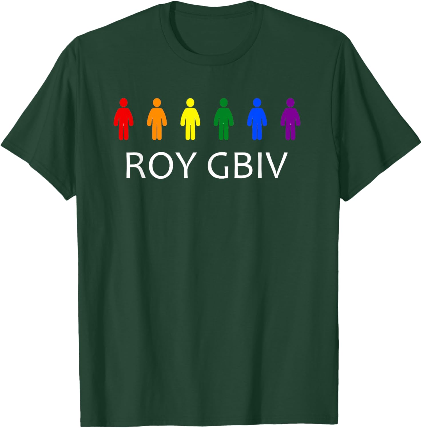 Roy Gbiv Color Spectrum T-Shirt for Vibrant Fashion Lovers - 2