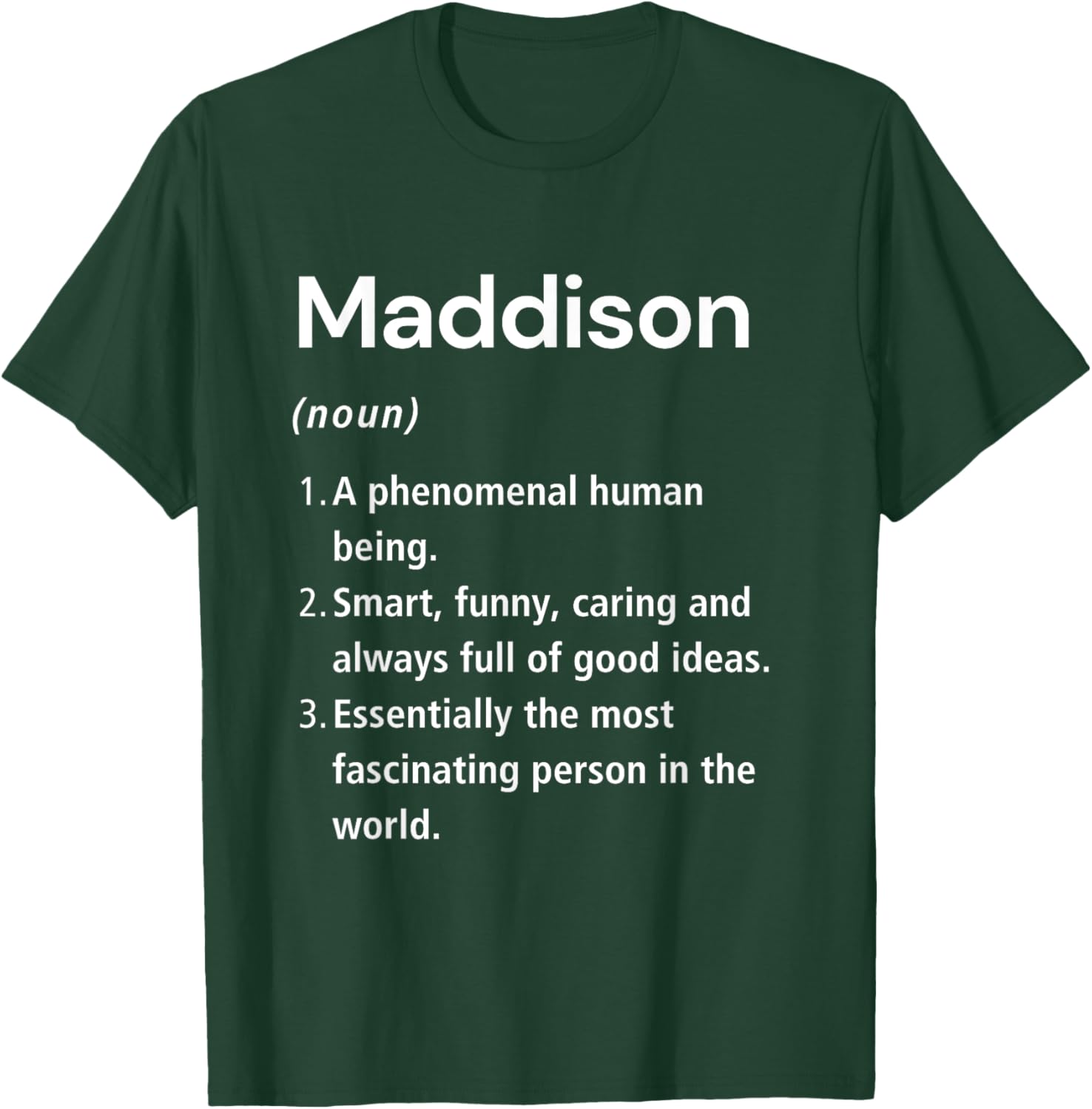Funny Maddison Name Definition T-Shirt for Unique Style Lovers - 6