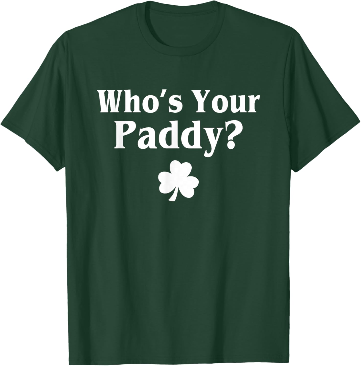Funny Irish Baby St. Patrick's Day T-Shirt Who's Your Paddy Outfit - 2