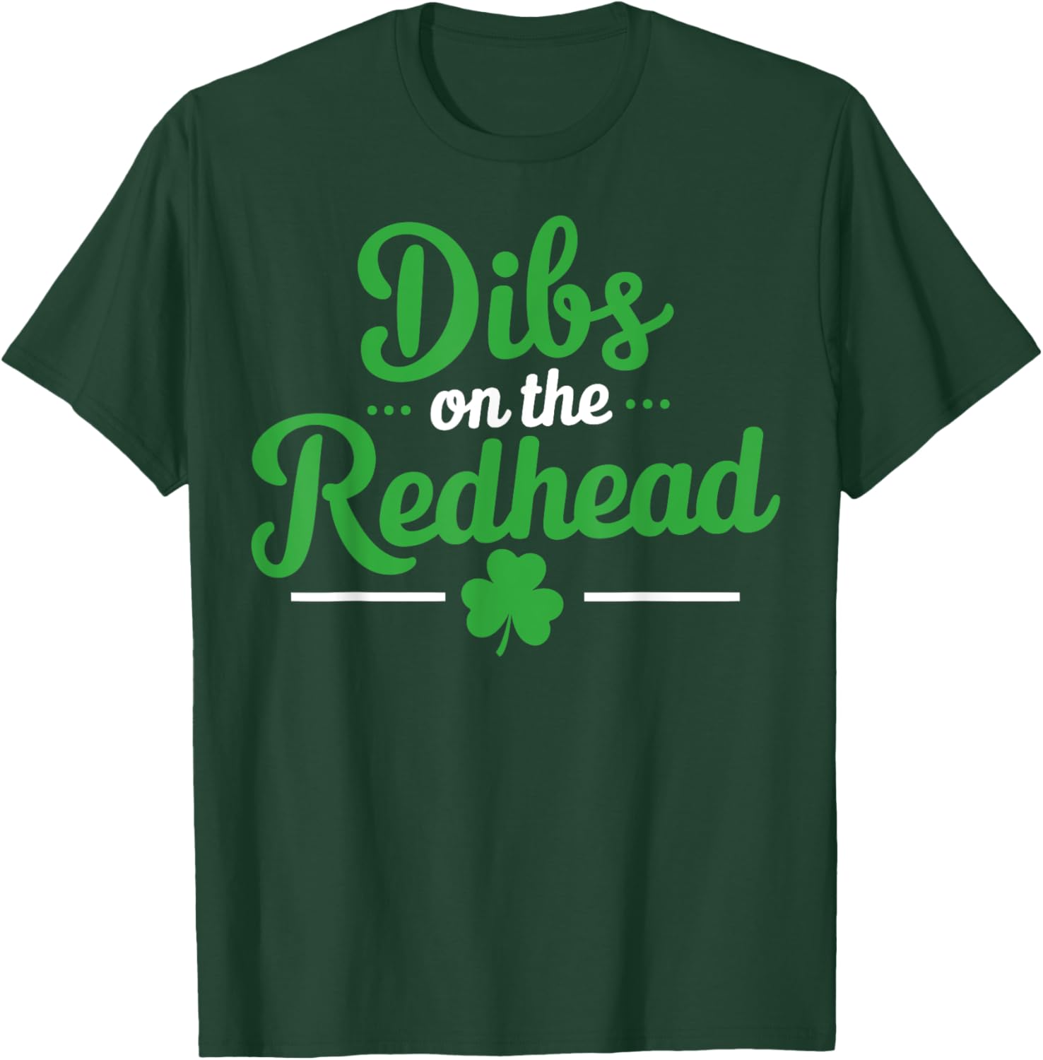 Dibs on the Redhead Funny Irish Shamrock T-Shirt for St. Patrick's Day - 6