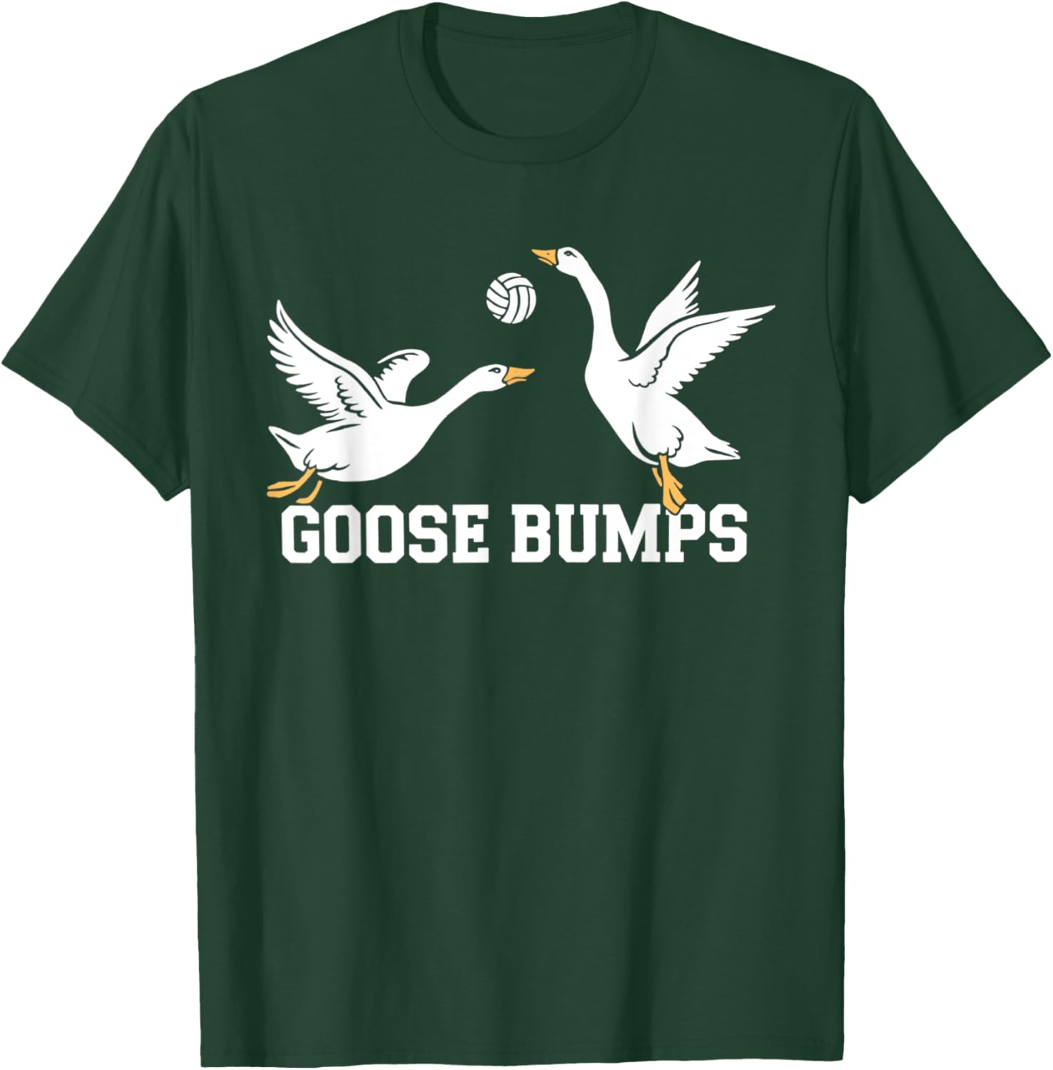 Goose Bumps Volleyball Spike T-Shirt for Sports Lovers and Athletes - 16