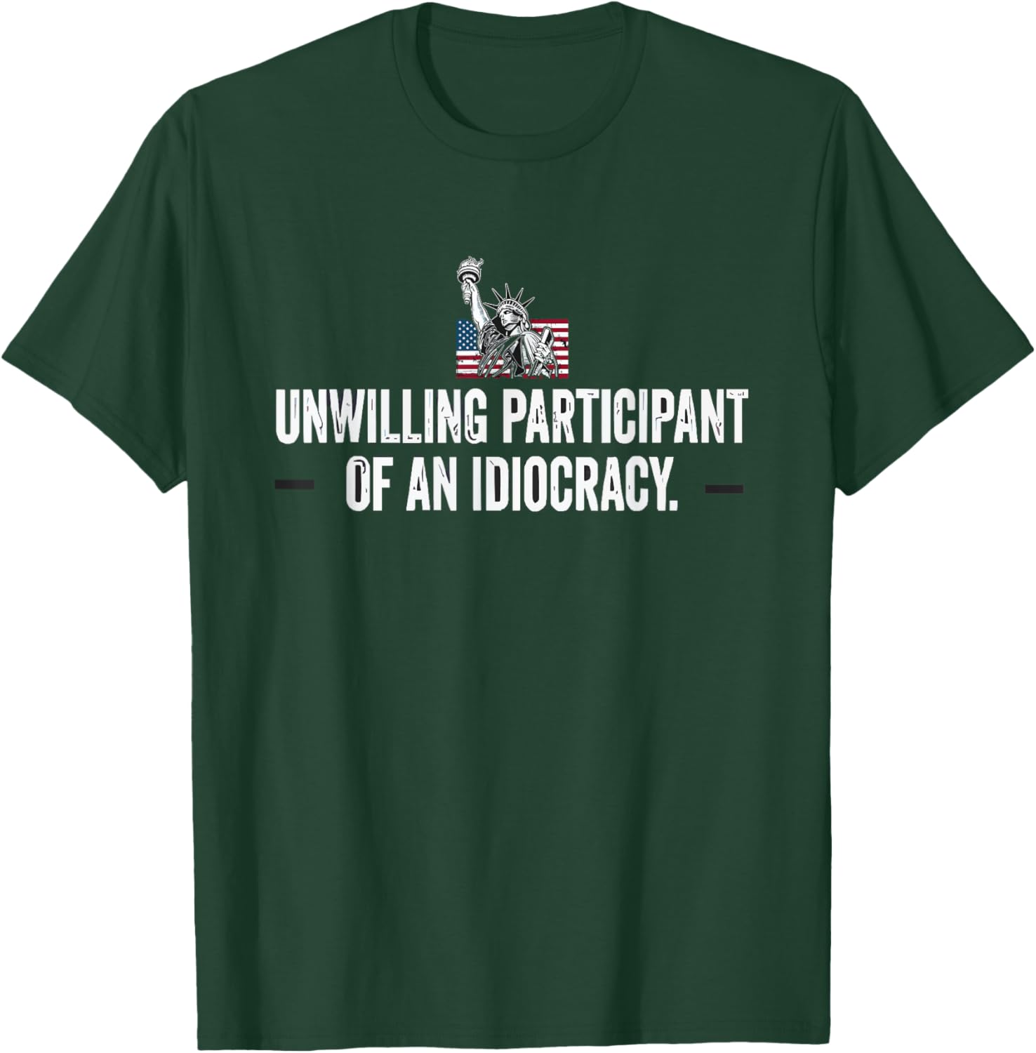 Unwilling Participant of an Idiocracy T-Shirt for Unique Humor Lovers - 3