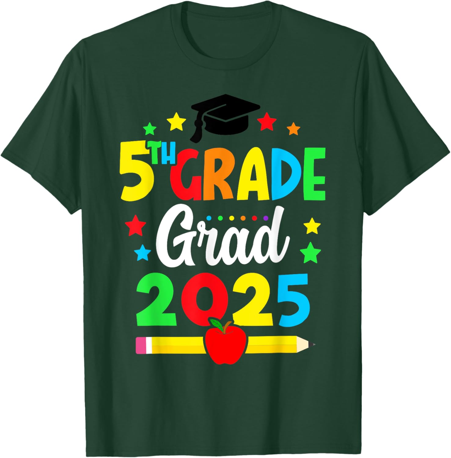 Fifth Grade Graduation 2025 T-Shirt for Young Graduates and Dreamers - 11