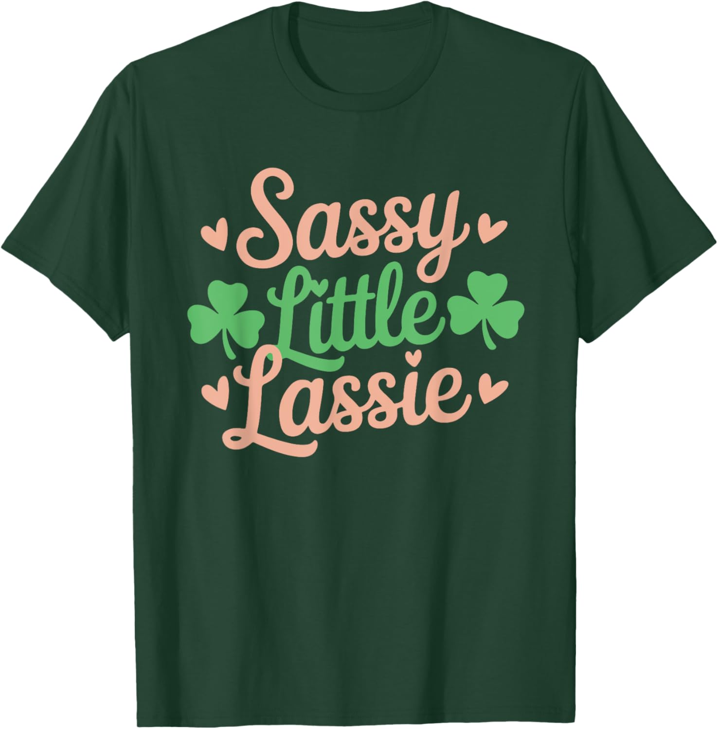 Sassy Little Lassie St Patrick's Day Tee for Toddler Girls - 2