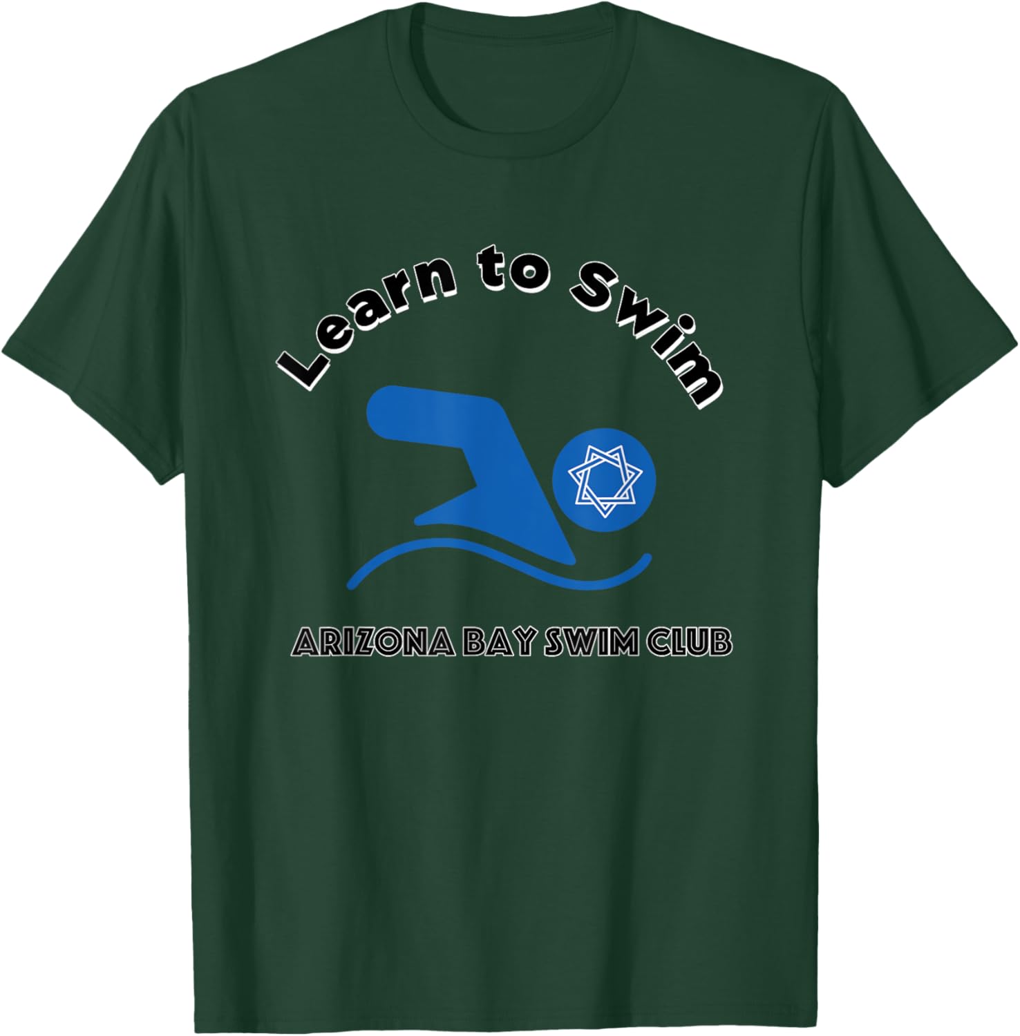 Learn to Swim Club Bay Arizona T-Shirt Fun Summer Swimwear Apparel - 17