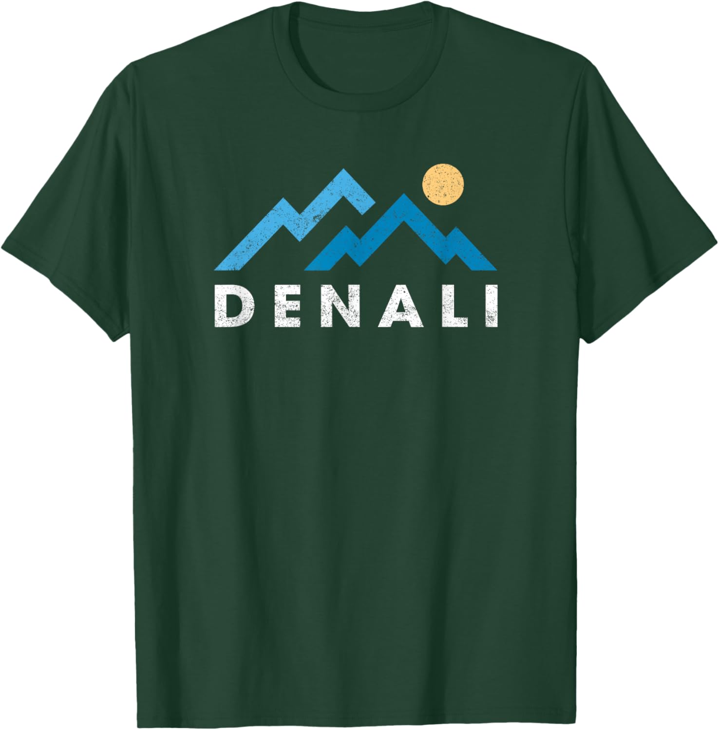 Vintage Denali National Park Mountain Hiking T-Shirt for Outdoor Lovers - 3