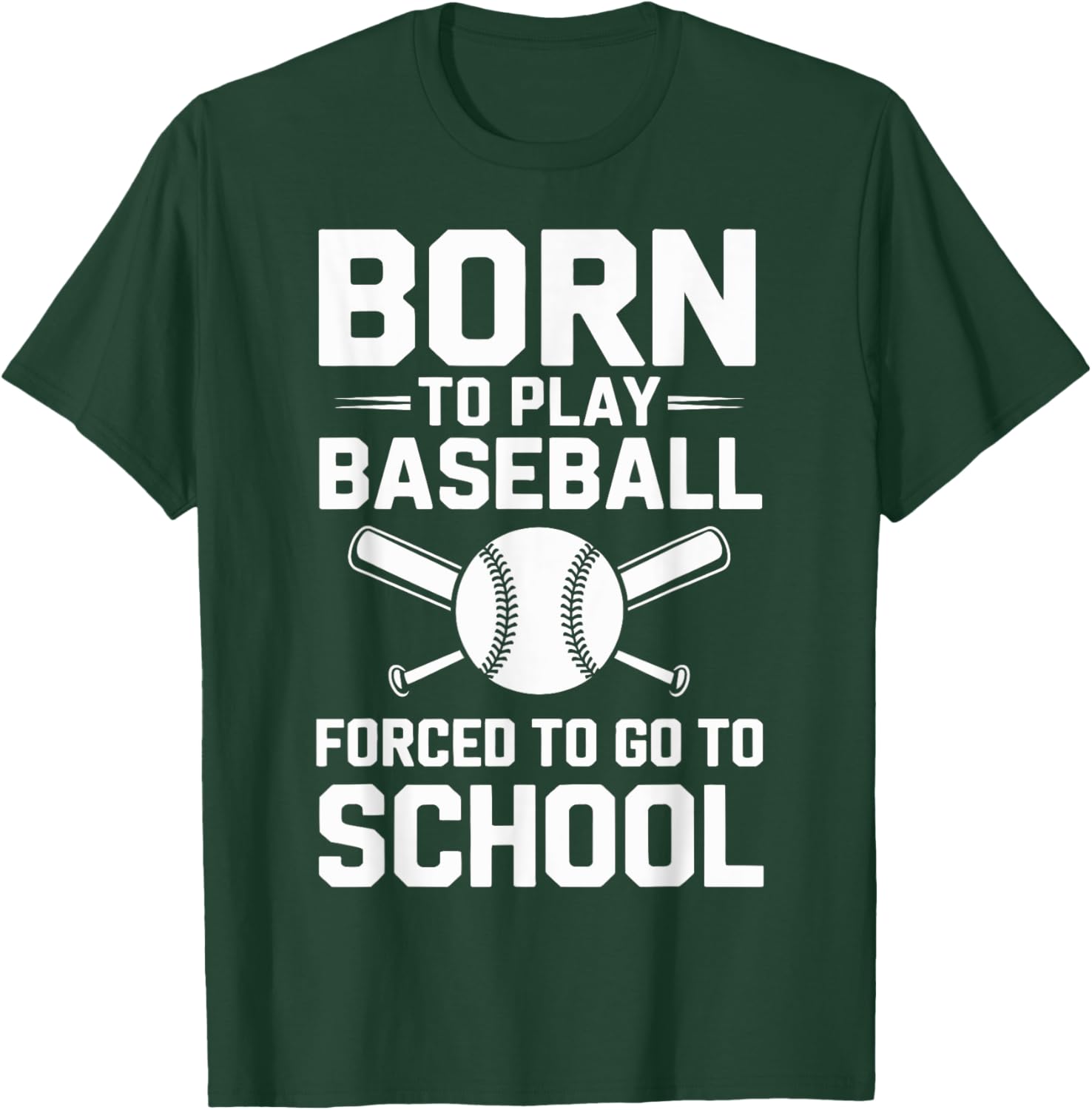 Born to Play Baseball T-Shirt Perfect for Young Athletes in School - 3