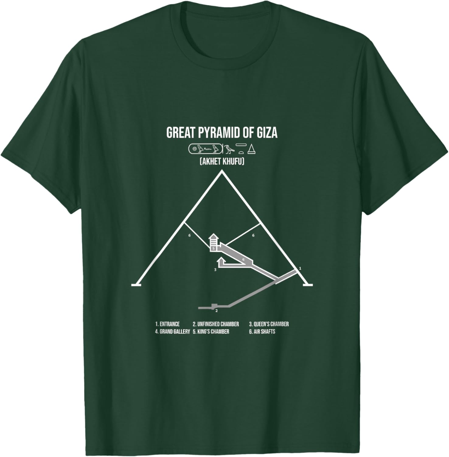 Great Pyramid of Giza T-Shirt for Travel Lovers and History Buffs - 3