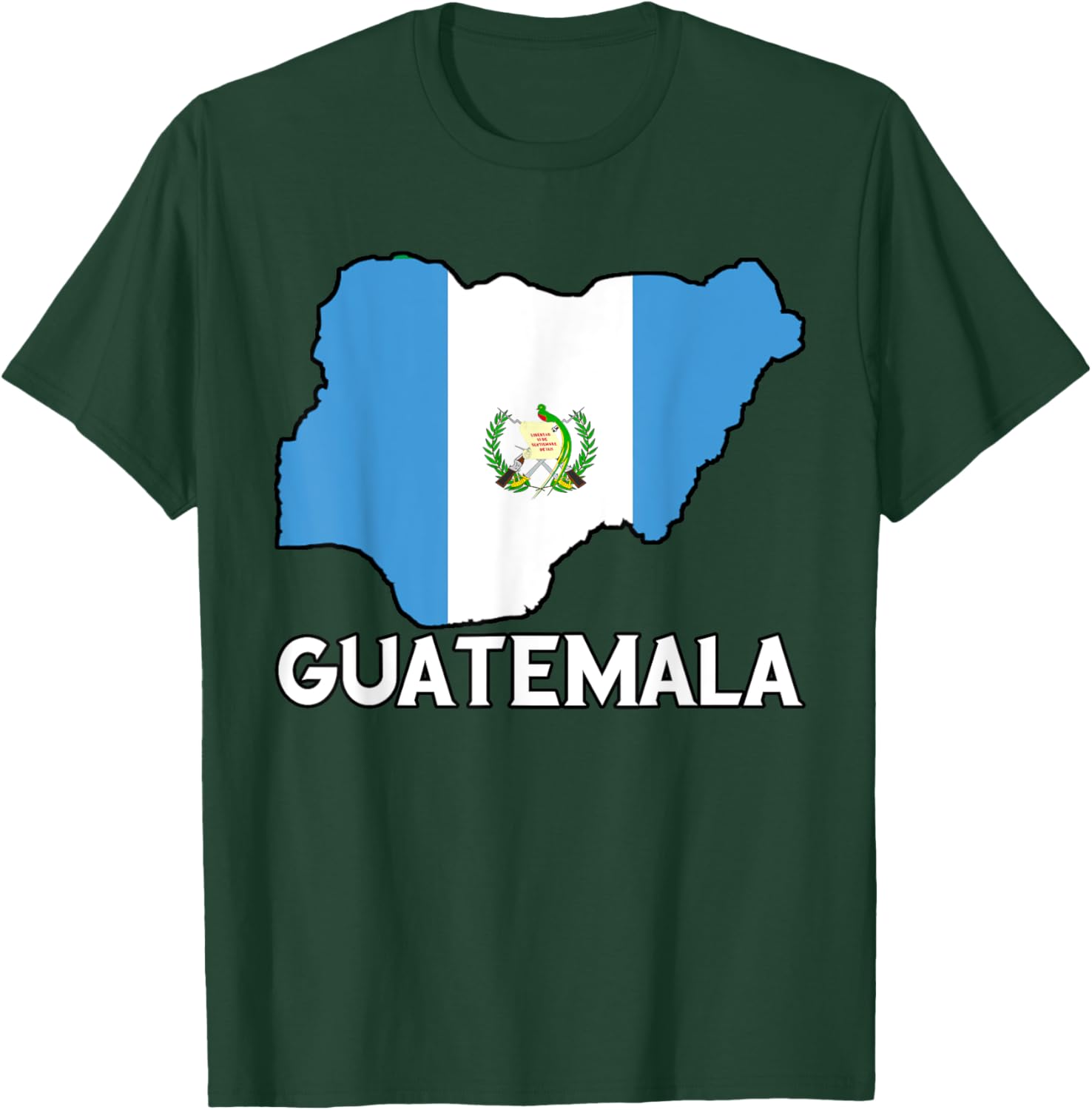 Guatemalan Pride T-Shirt with Flag Map for Cultural Connection - 11