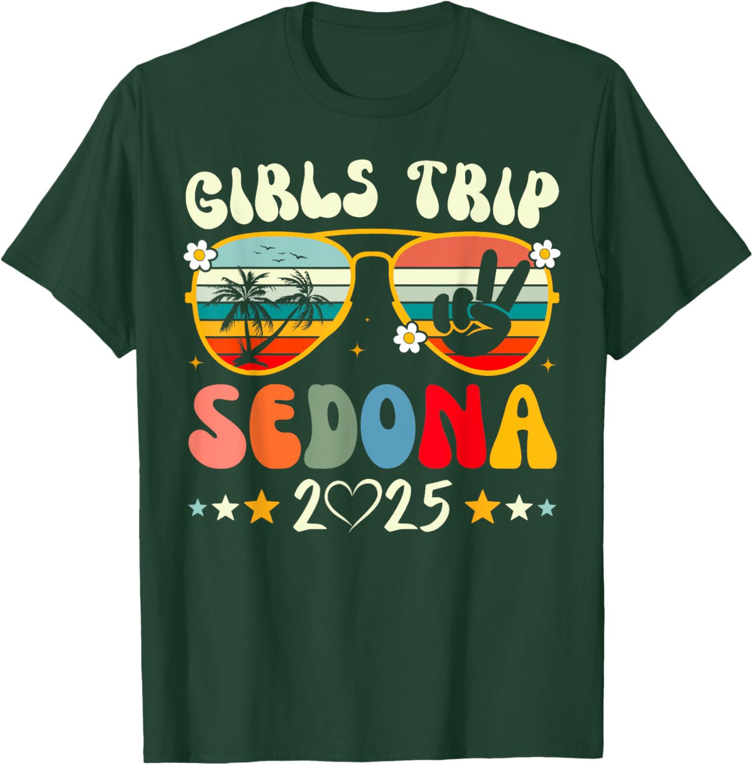 Girls Trip Sedona 2025 Summer Vacation Matching T-Shirt for Fun Times - 9