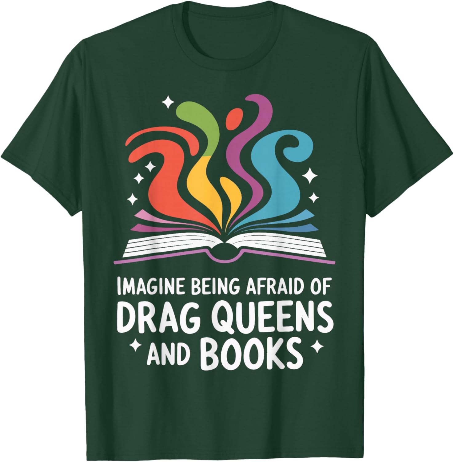 Fearless Drag Queens and Book Lovers Unite T-Shirt for Fun Fashion - 18