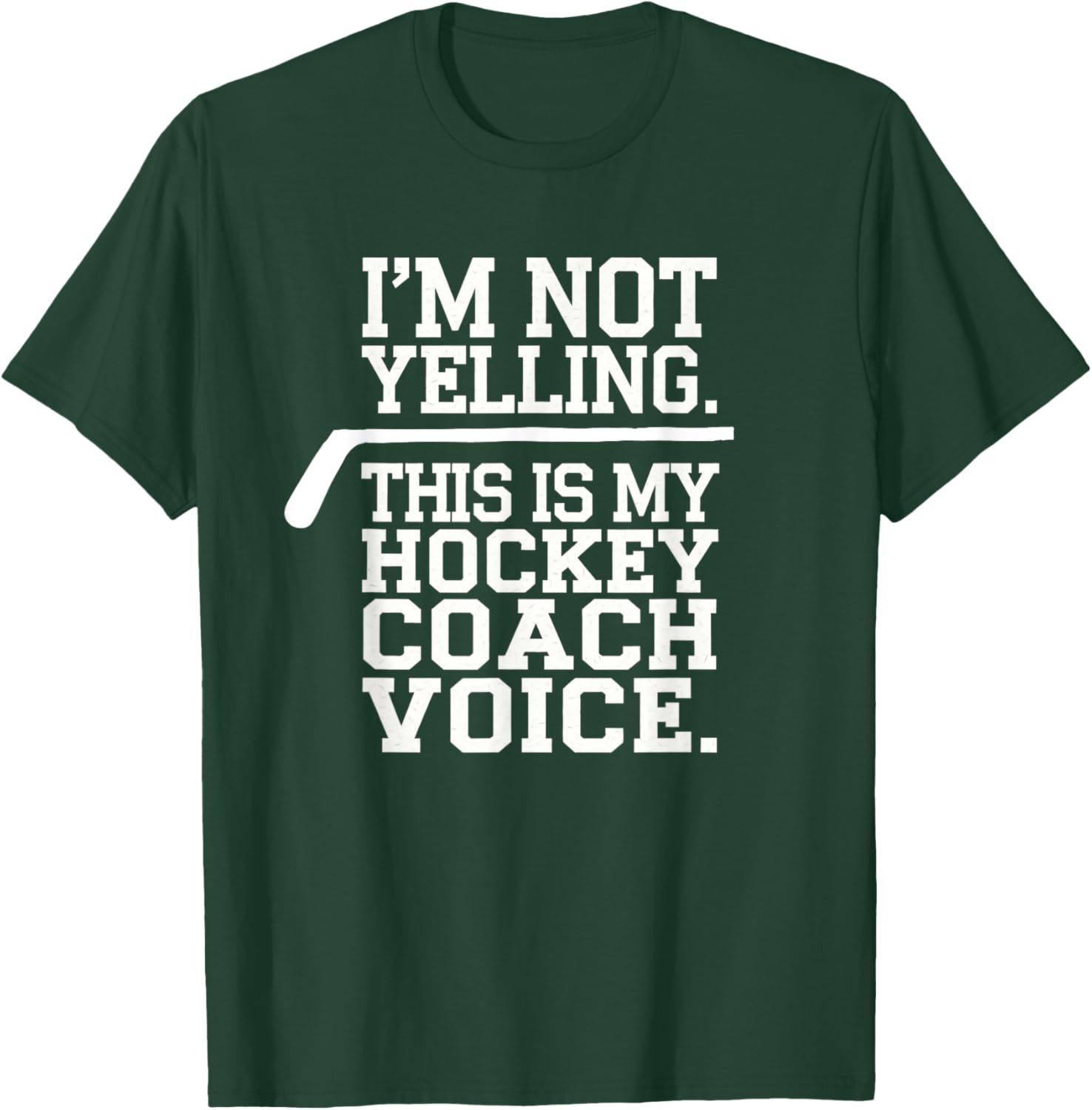 Hockey Coach Voice T-Shirt Funny Gift for Coaches Players and Fans - 4
