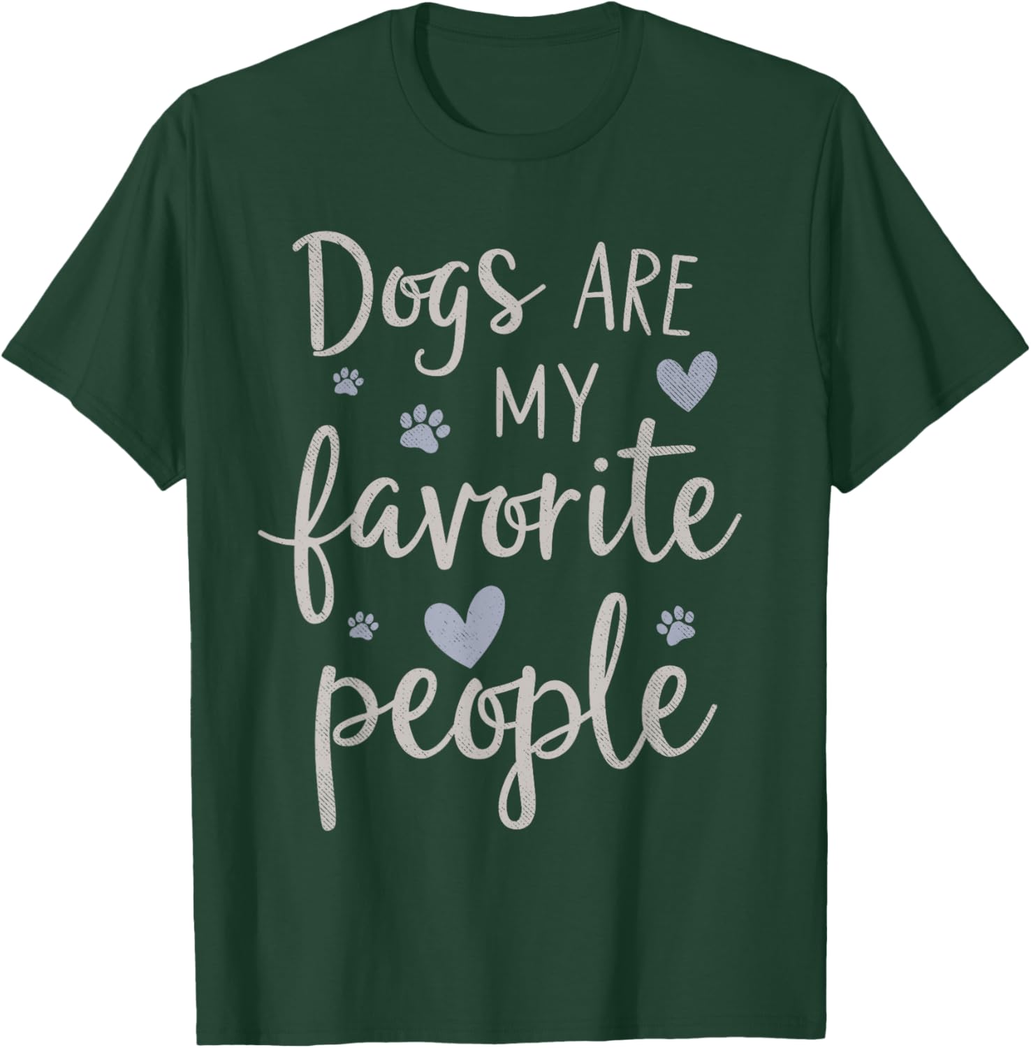 Funny Dogs Are My Favorite People T-Shirt for Dog Lovers of All Ages - 2
