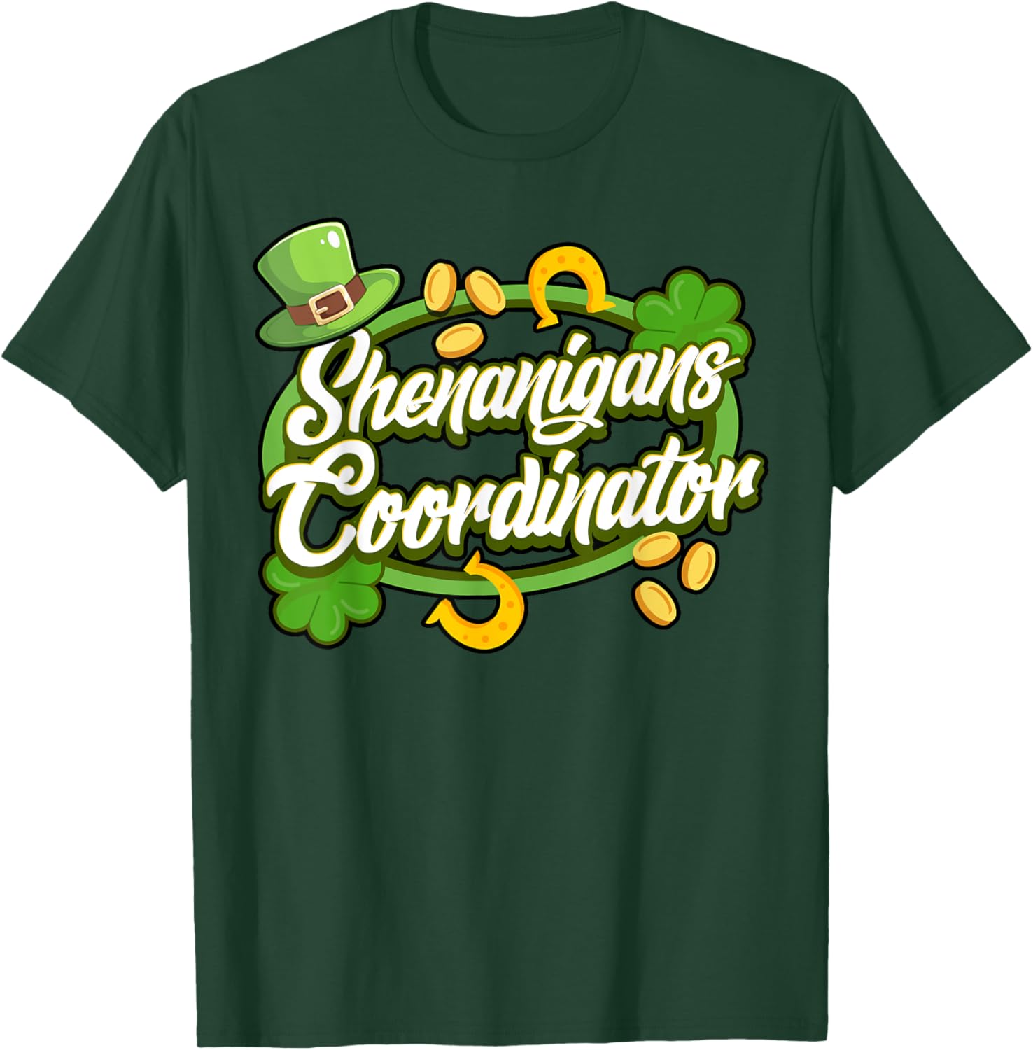 Funny Shenanigans Coordinator St Patrick's Day T-Shirt for Fun Celebrations - 8