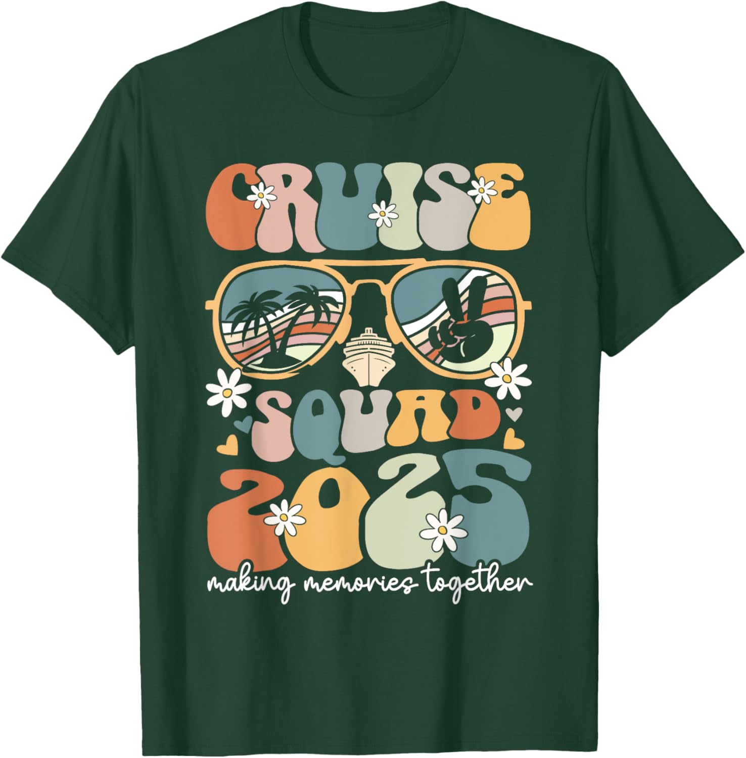 Cruise Squad 2025 Family Matching Summer Vacation T-Shirts for Fun Adventures - 12