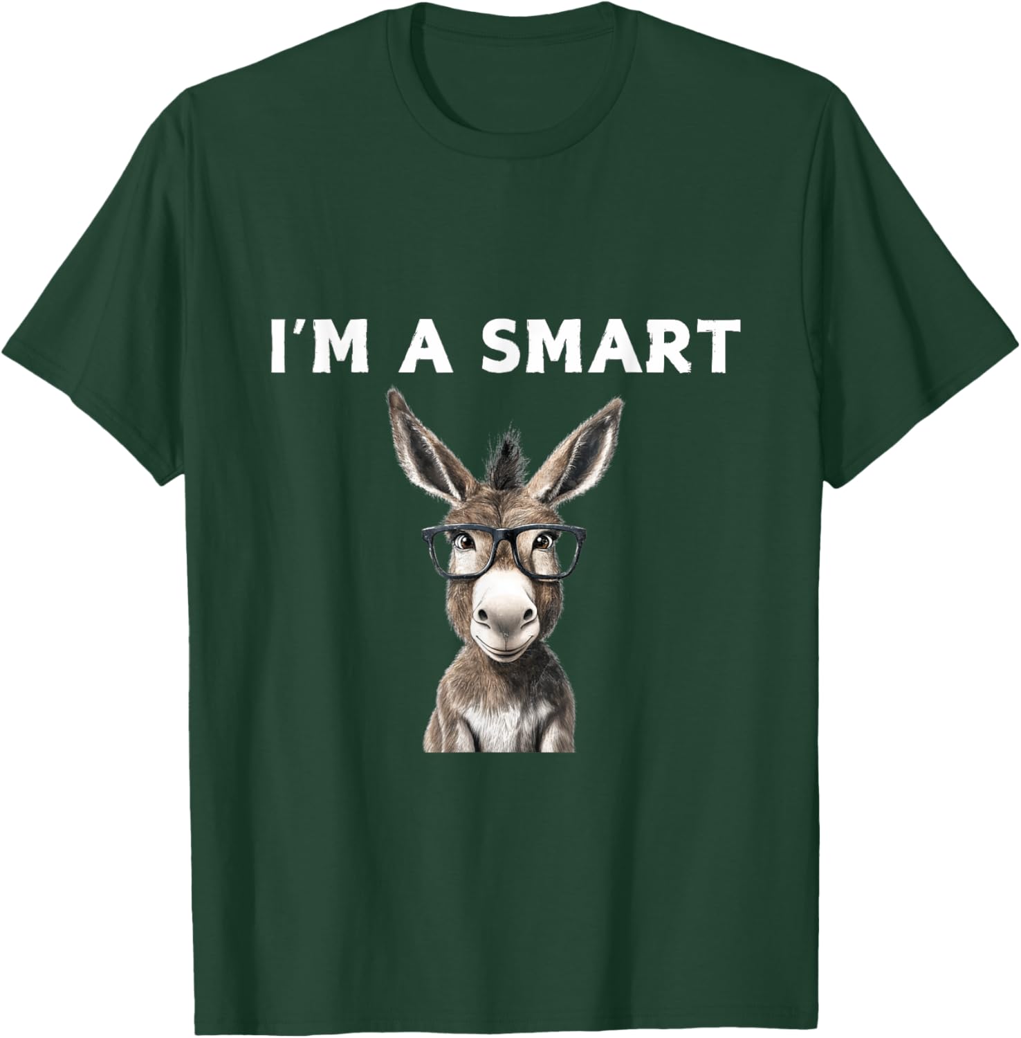 Smart Donkey T-Shirt for Fun Lovers - Unique and Stylish Graphic Tee - 2