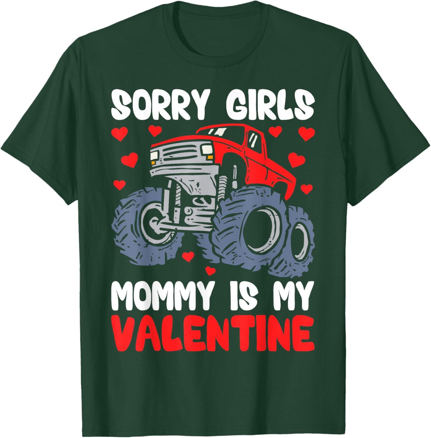 Sorry Girls Mommy Is My Valentine Boys Kids T-Shirt for Valentine's Day - 2