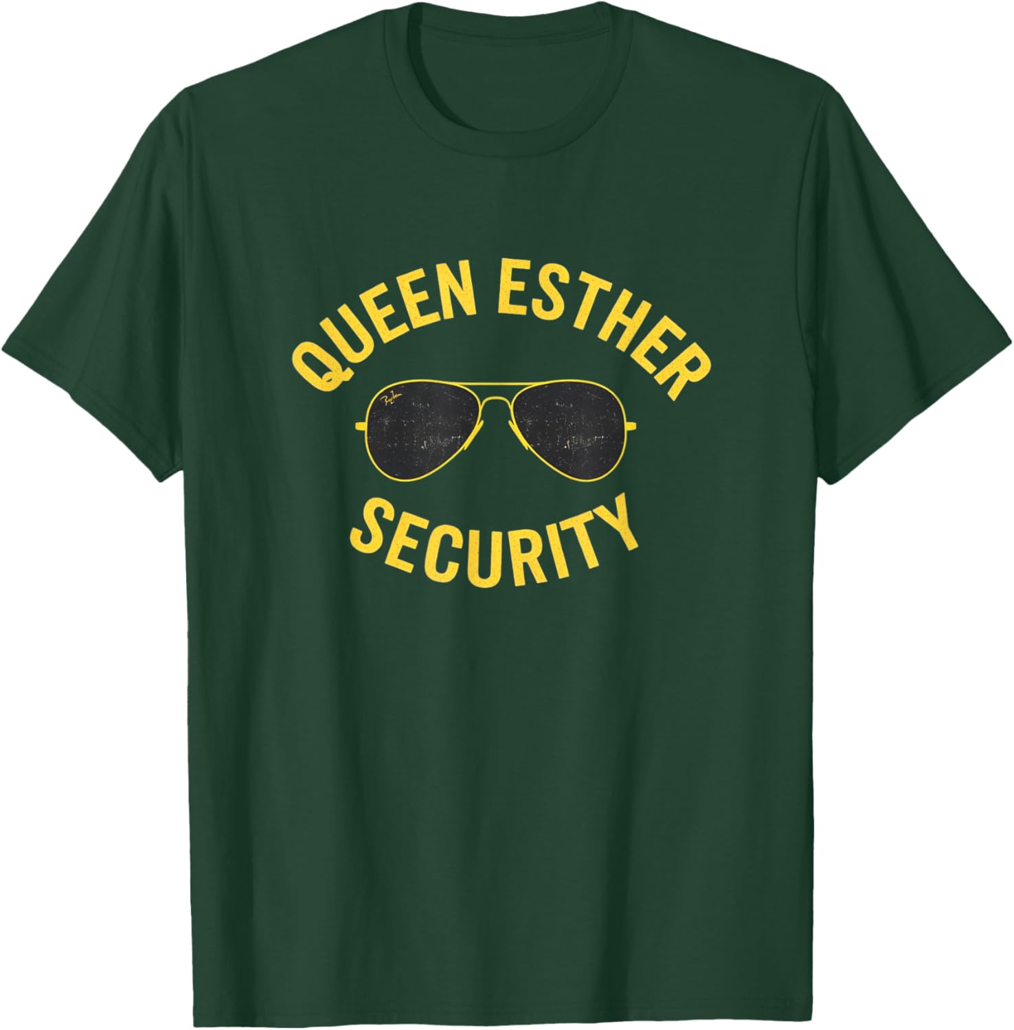 Funny Queen Esther Security T-Shirt for Purim Parties and Celebrations - 11
