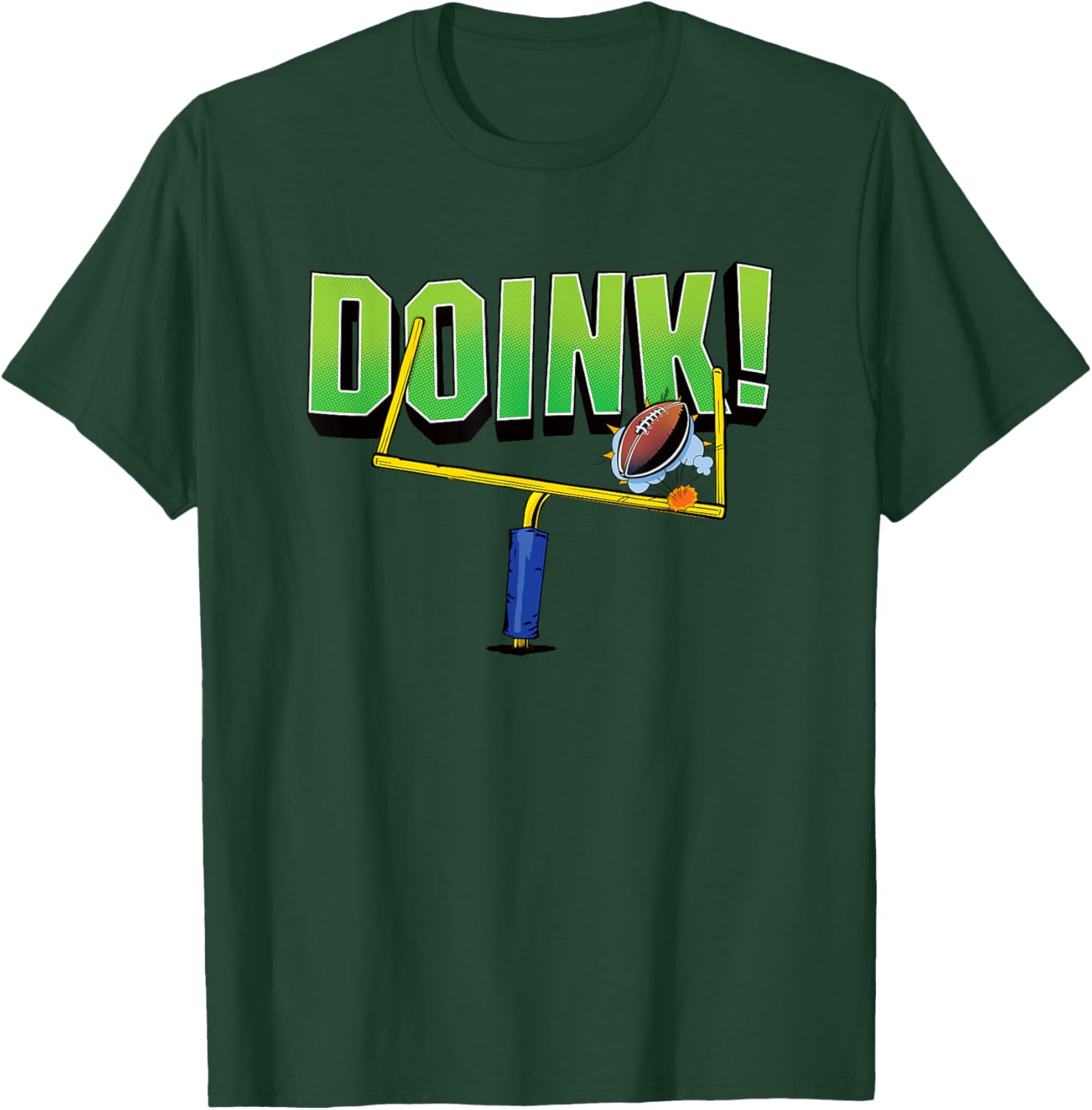 Funny Football Kicker T-Shirt for Fans Who Missed the Field Goal Posts - 12