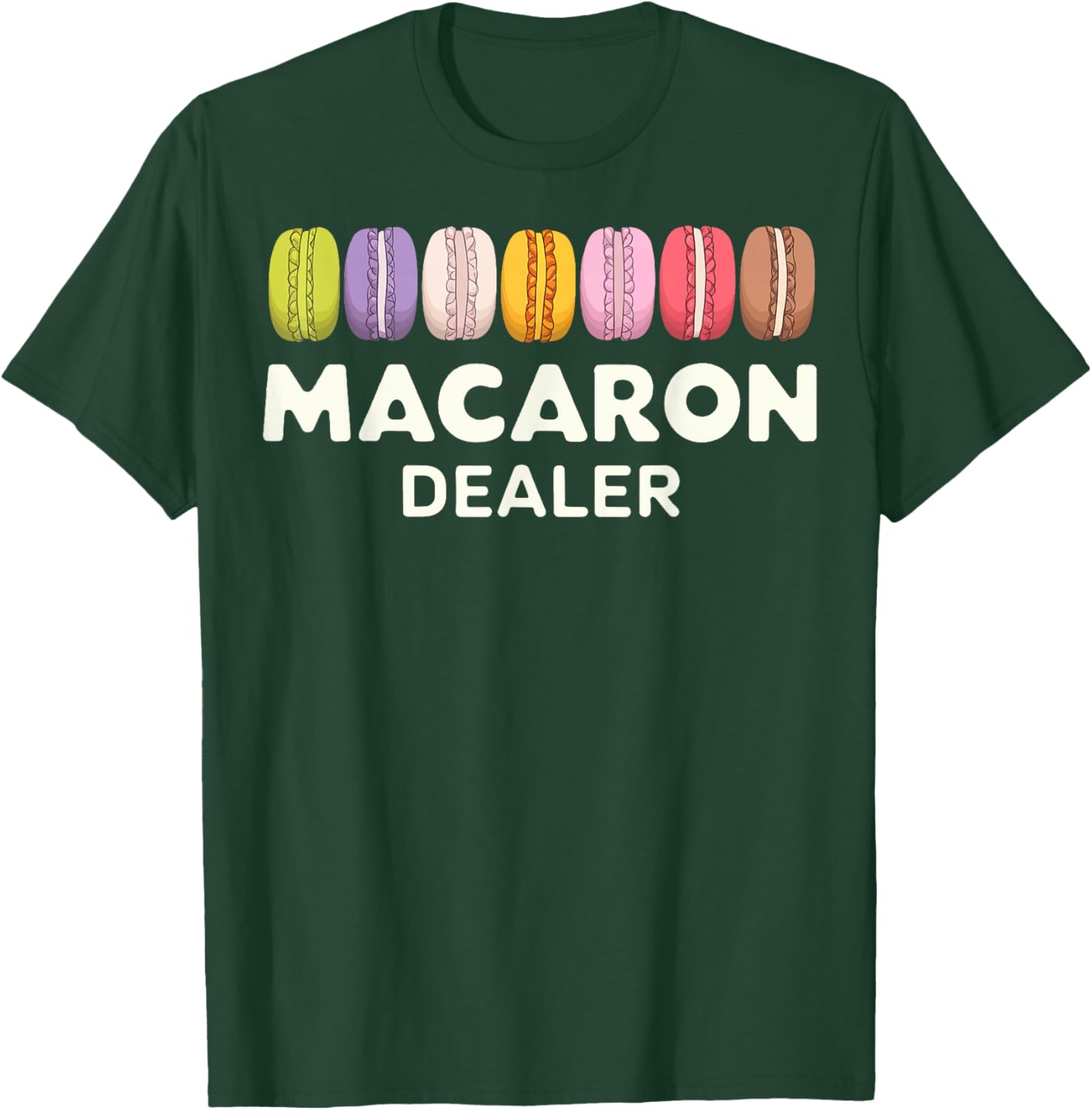 Fun Macaron Dealer T-Shirt for Food Lovers - Stylish Clothing Gift - 10