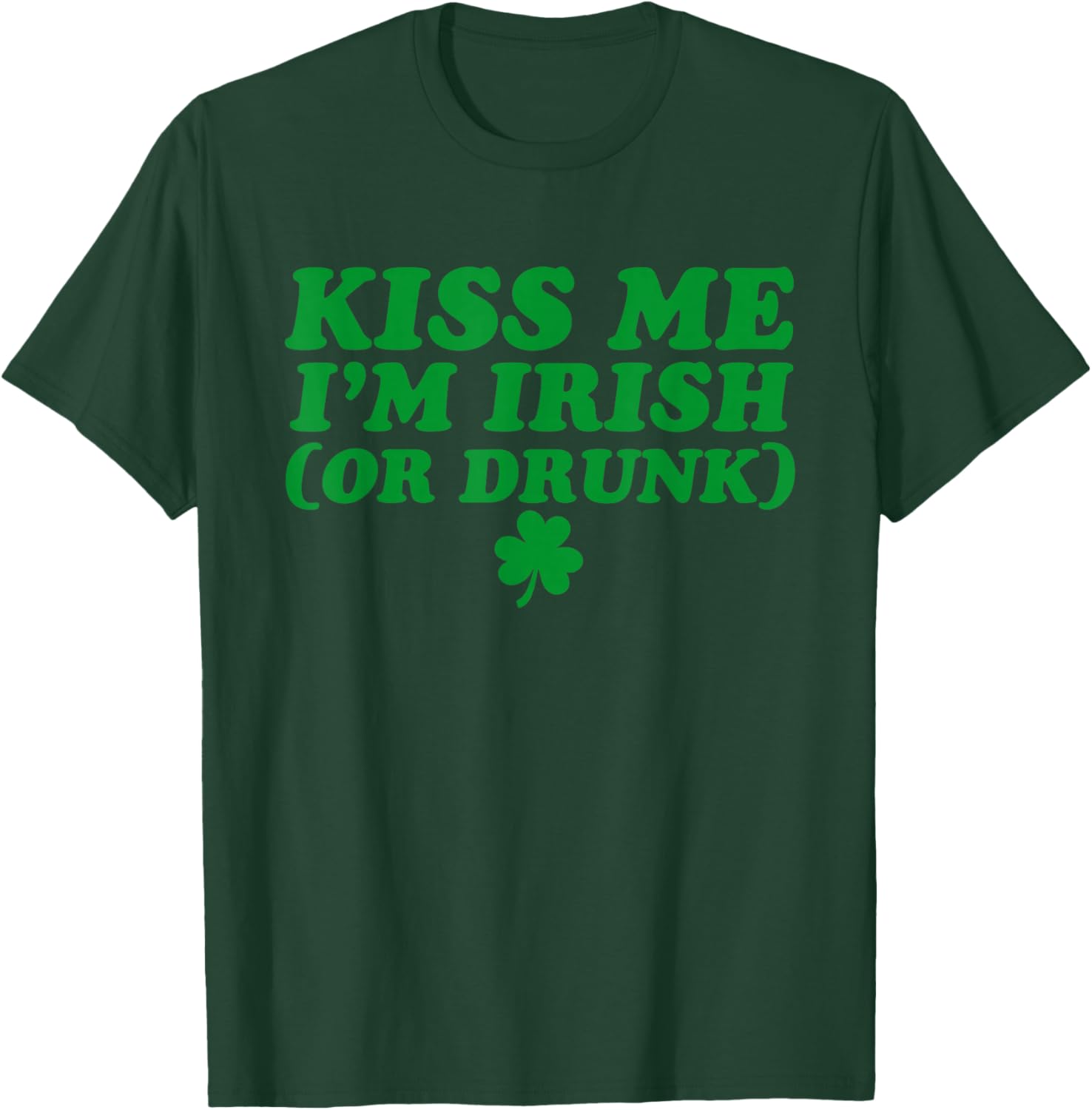 Funny Kiss Me I'm Irish Drinking Beer T-Shirt for St. Patrick's Day - 1