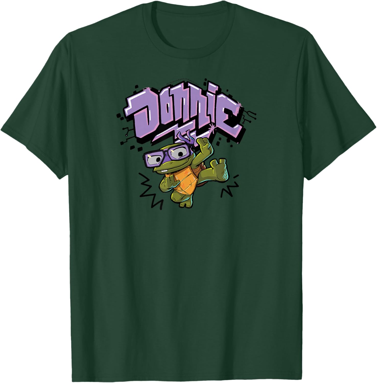 Adorable Teenage Mutant Ninja Turtles Baby Donnie T-Shirt for Kids - 1