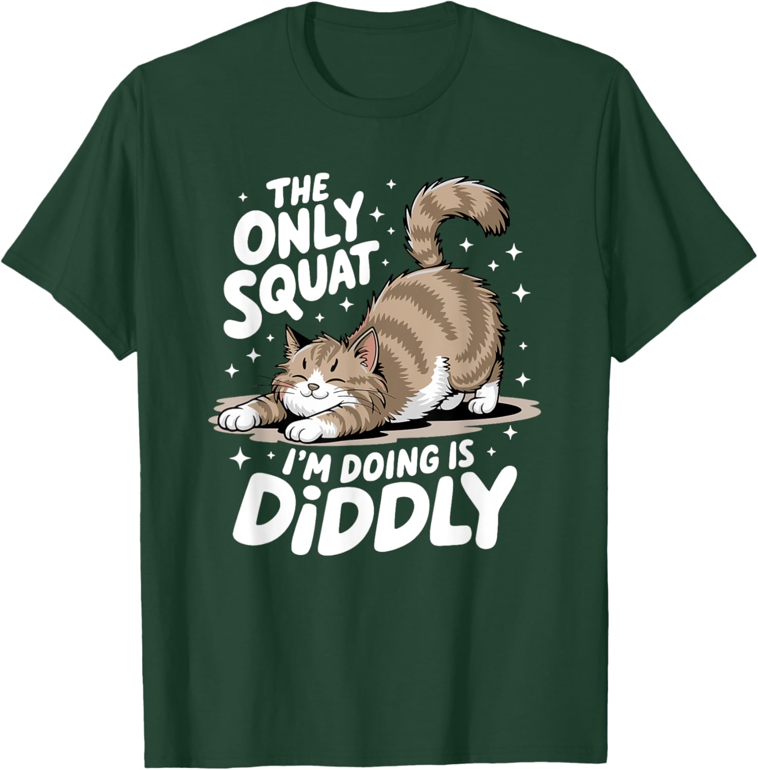 Funny Diddly Squat Cat T-Shirt for Men and Women - Perfect Gift for Cat Lovers - 17