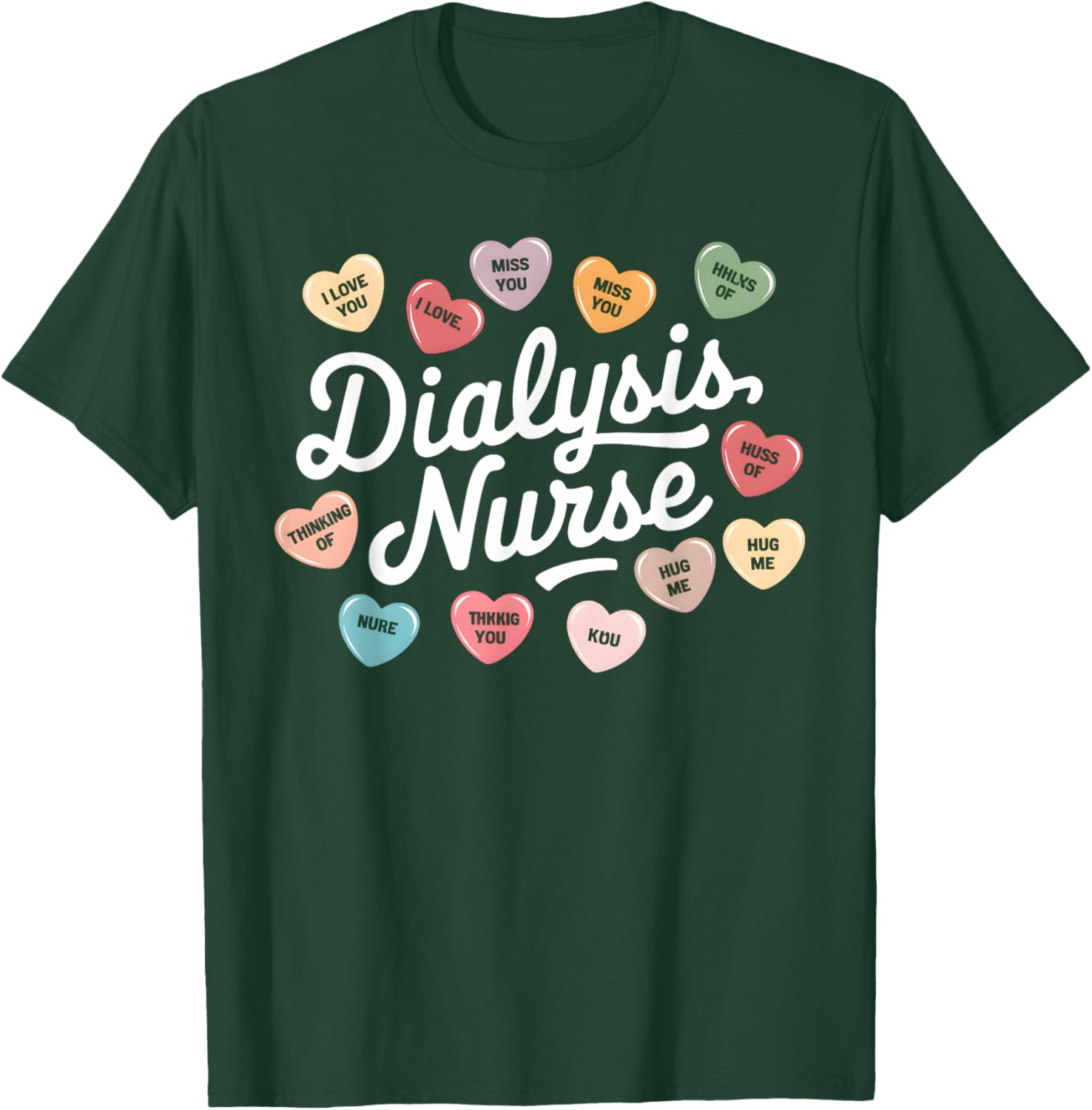 Valentine's Day Dialysis Nurse T-Shirt for Nephrology Technicians - 3