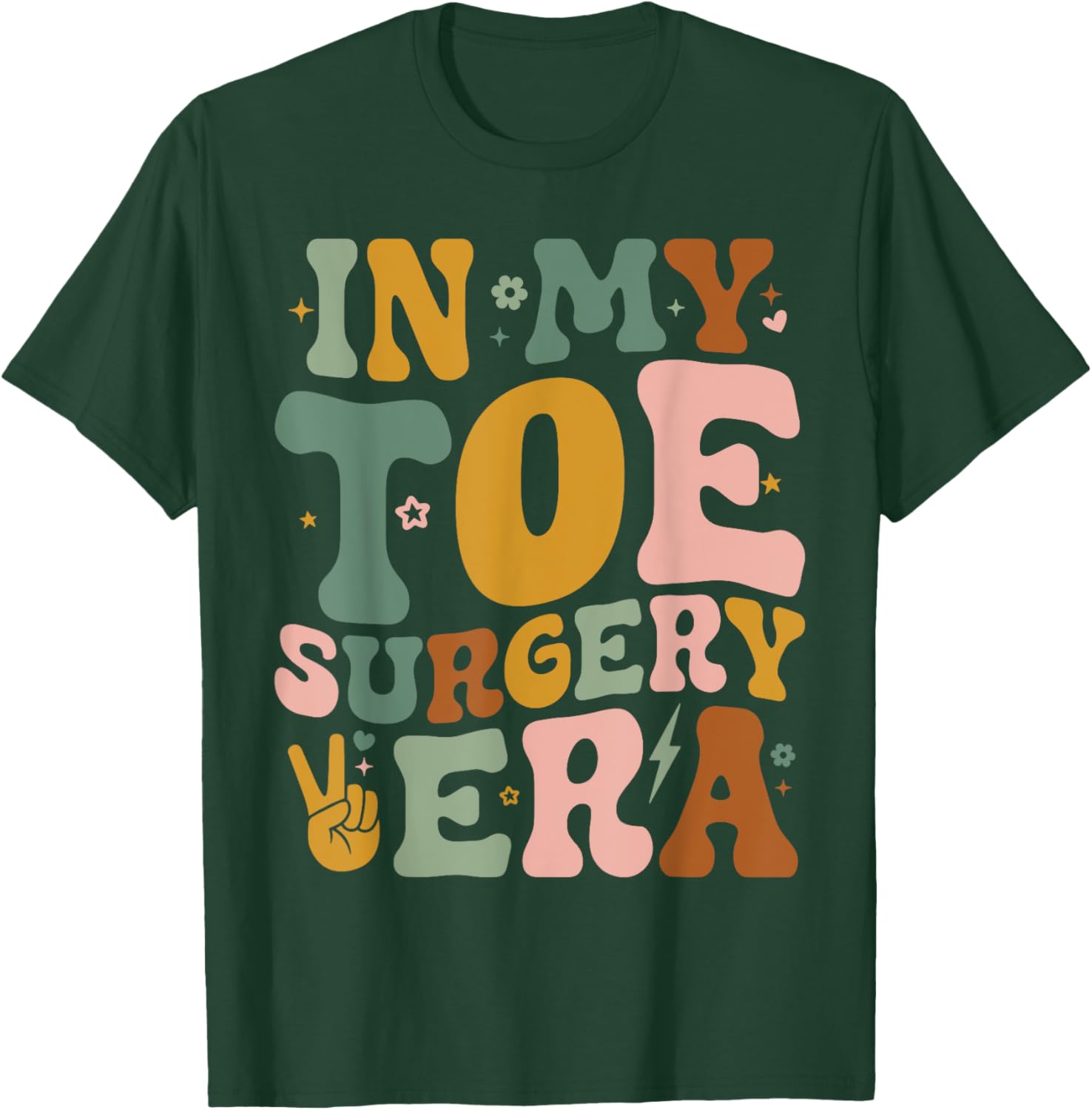 Funny Broken Toe Surgery Recovery T-Shirt for Toe Surgery Era Fans - 15