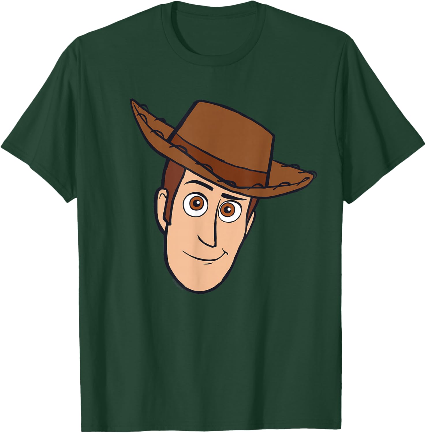 Disney Pixar Toy Story Sheriff Woody Big Face T-Shirt for Kids and Adults - 8