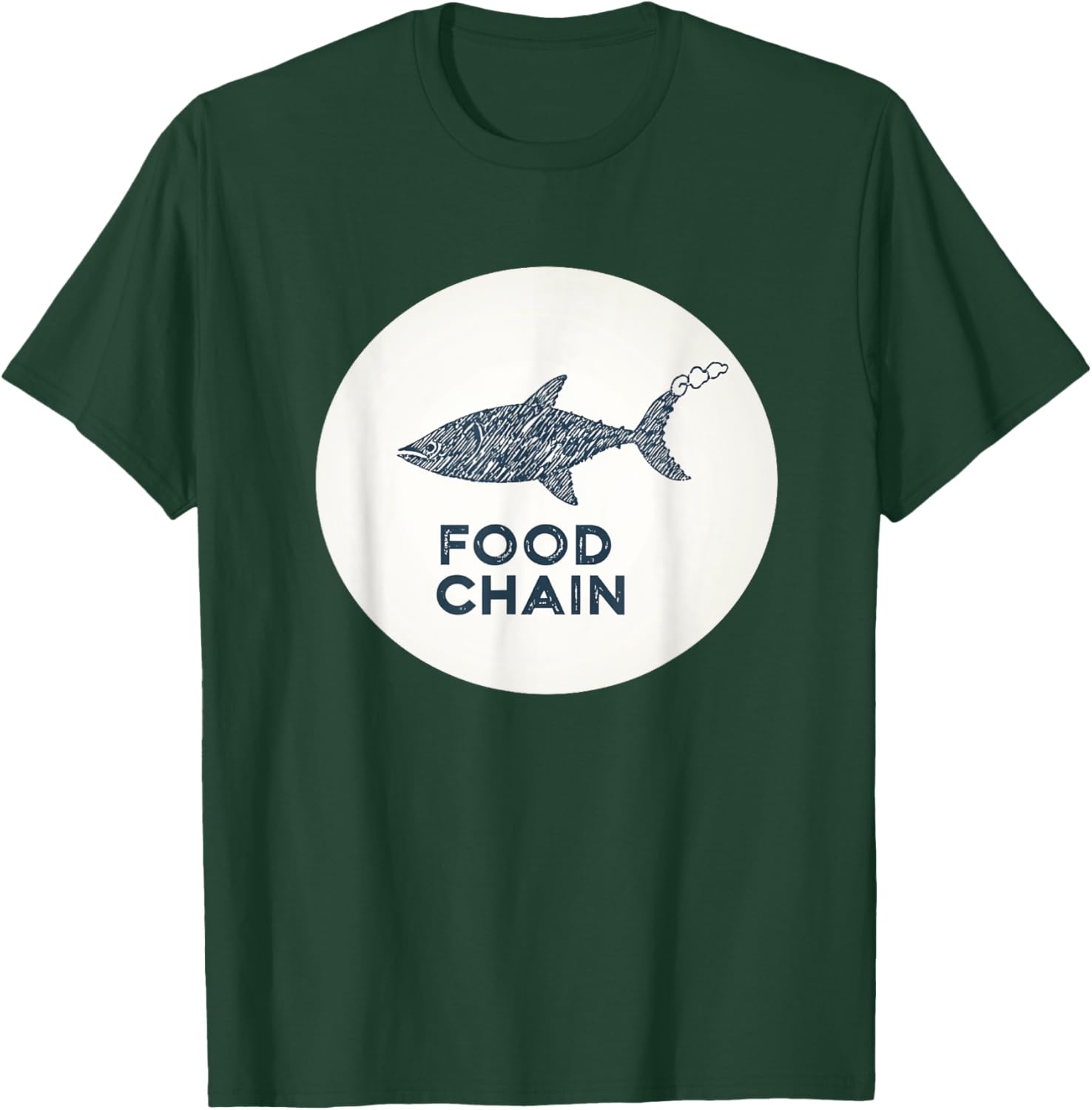 Fun Food Chain T-Shirt with Colorful Fish Costume for Kids - 23