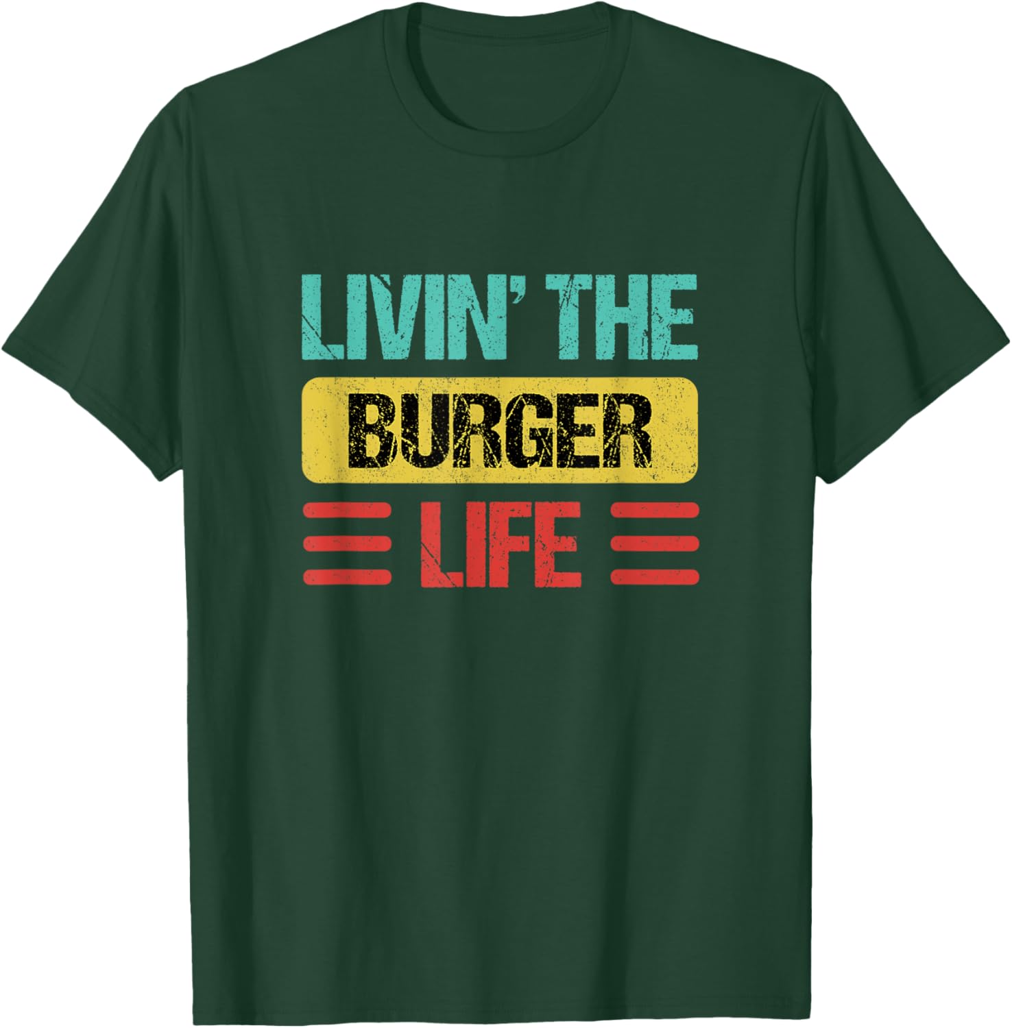 Funny Burger Name T-Shirt for Food Lovers - Casual Wear Tee - 23