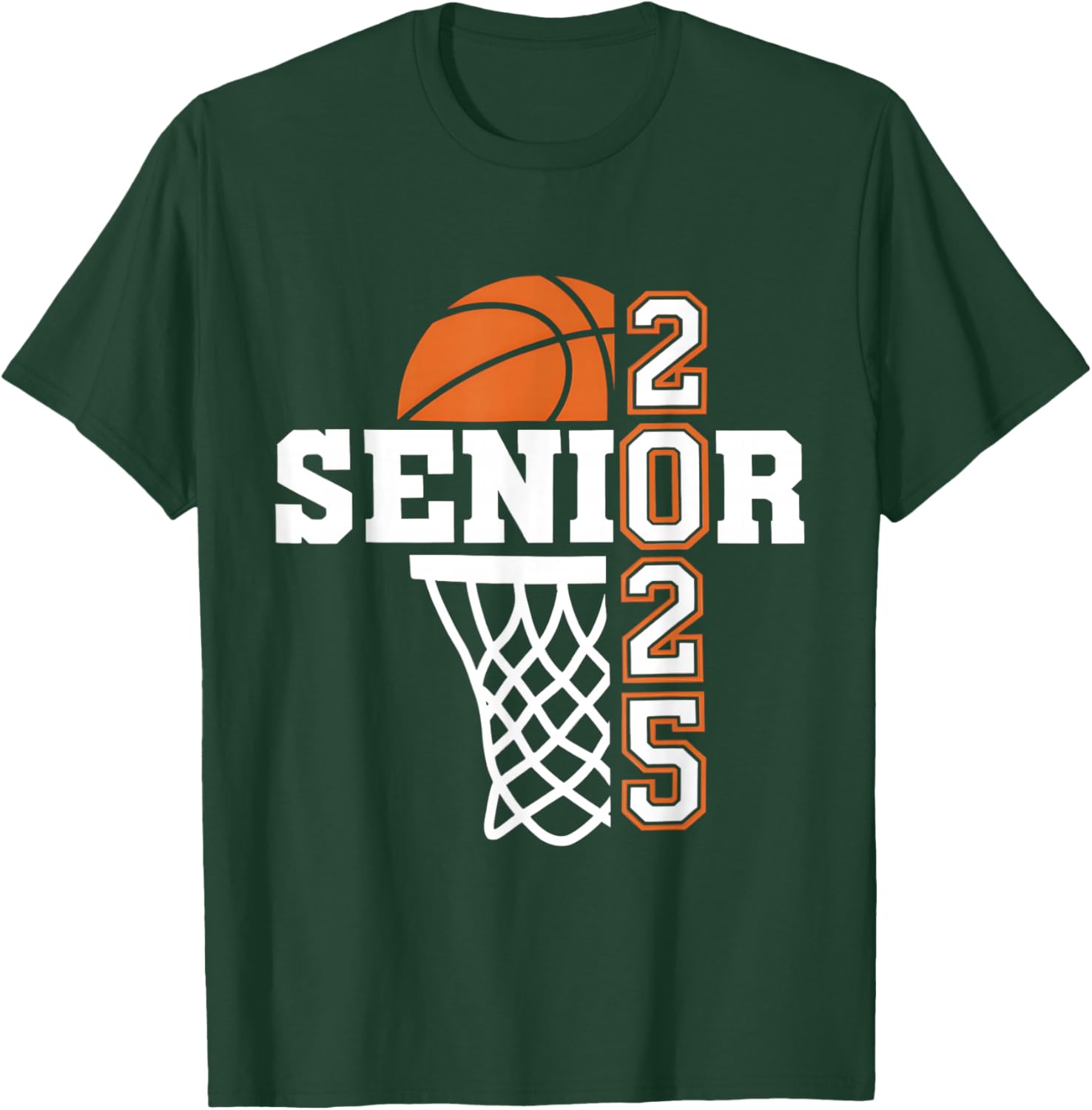 Senior Class of 2025 Basketball T-Shirt for Boys Team Spirit Apparel - 14