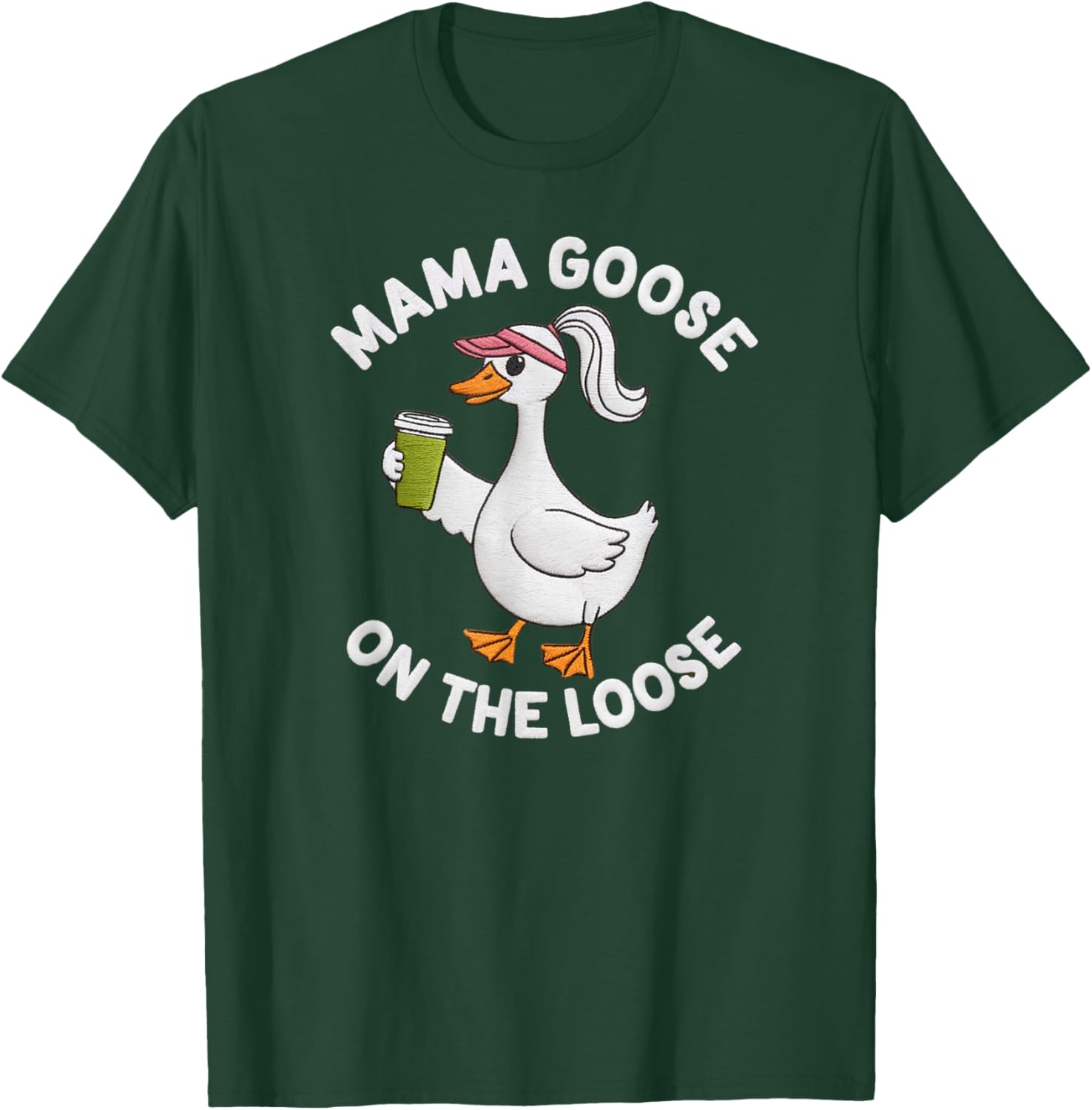Mama Goose On the Loose Silly Mom Life T-Shirt Perfect for Mother's Day - 19