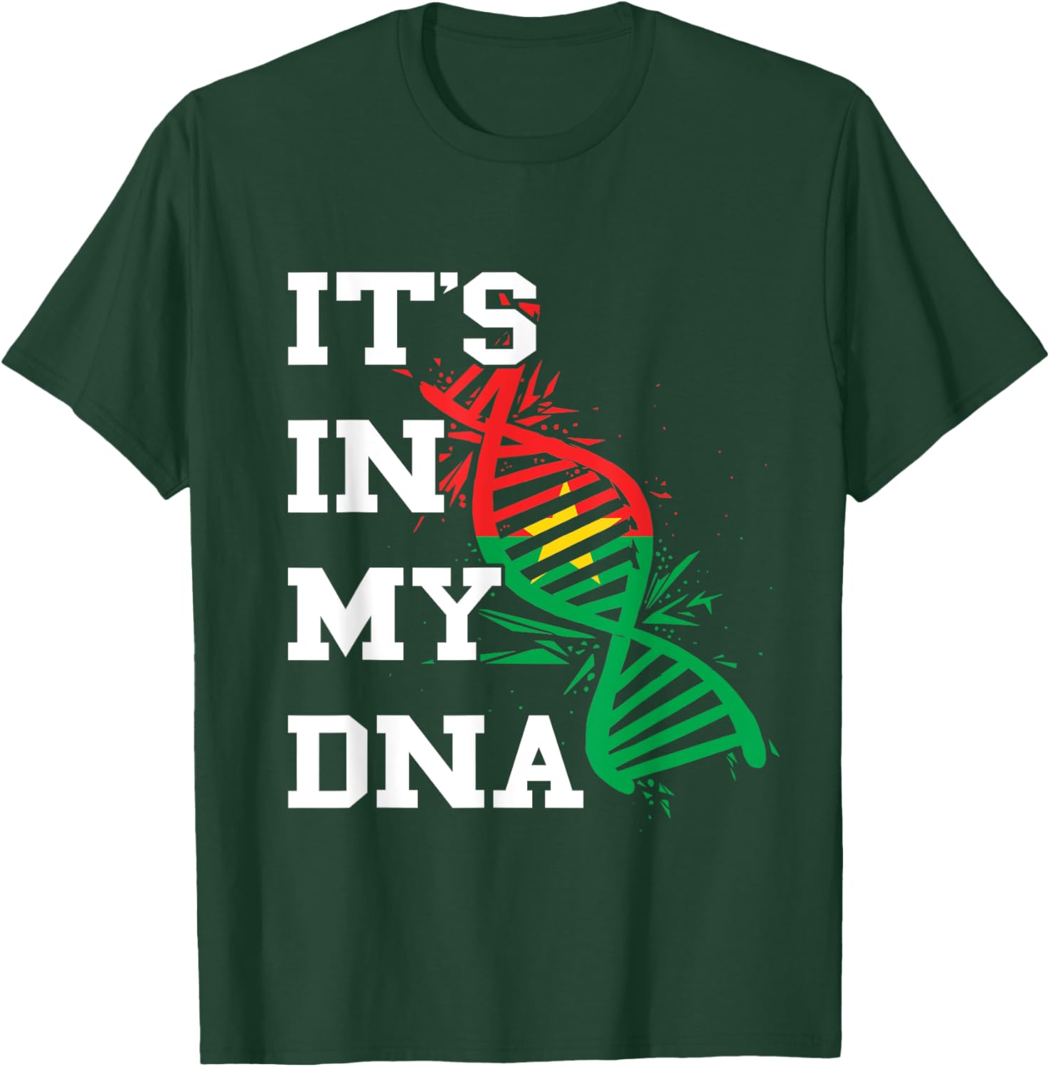 Burkina Faso Flag Its In My DNA Burkina Fasoan Roots T-Shirt - 9