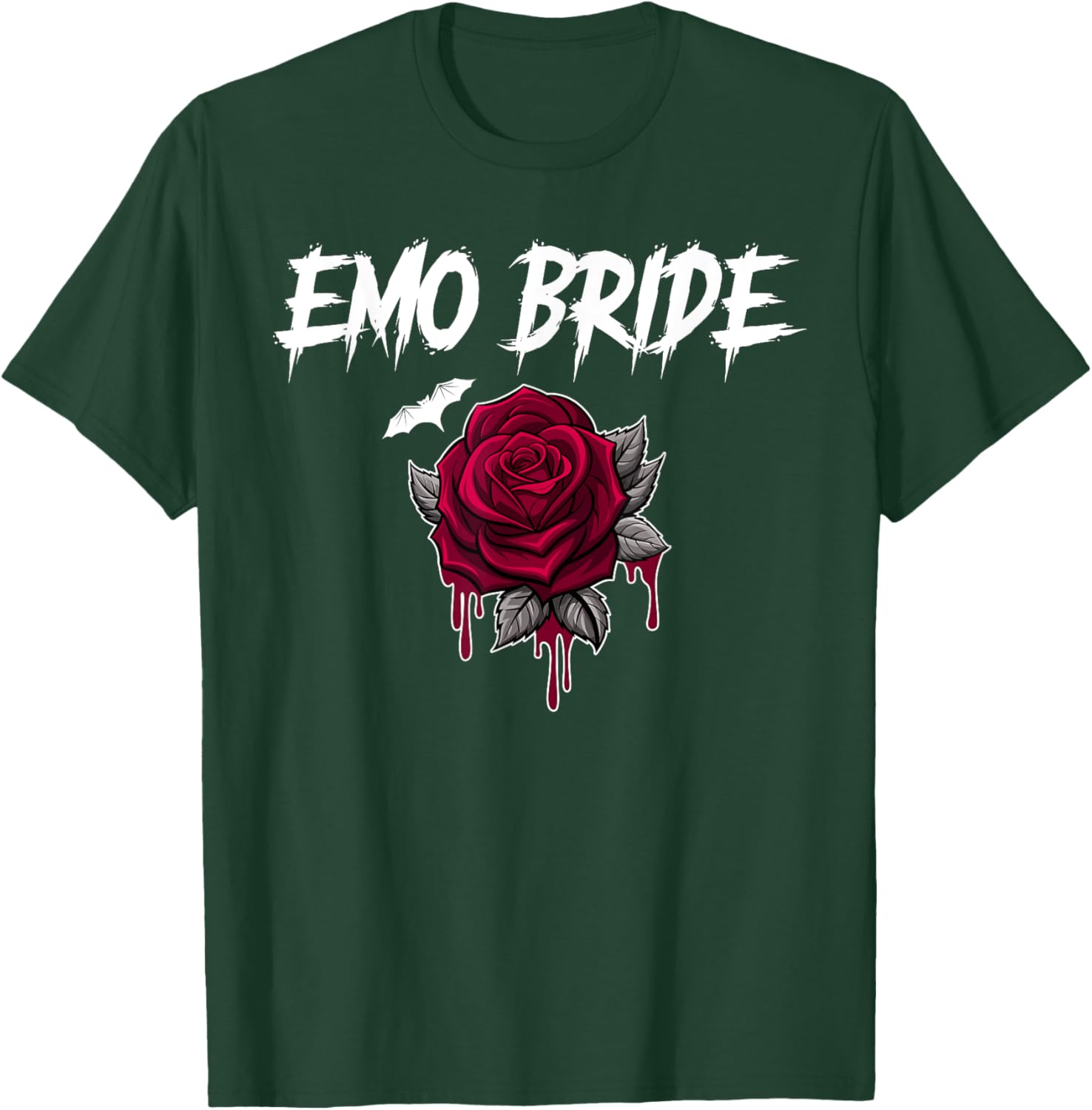 Gothic Bachelorette Matching T-Shirt for Emo Brides Future Mrs Design - 10
