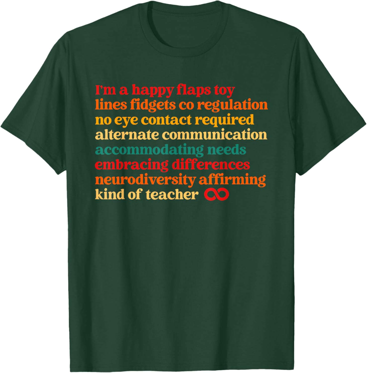 Funny I'm A Happy Flaps Toy Fidget T-Shirt for Fun and Relaxation - 6