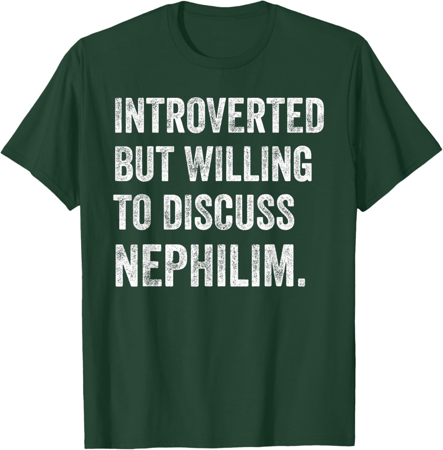 Introverted Nephilim Humor T-Shirt Perfect for Fun Discussions - 7