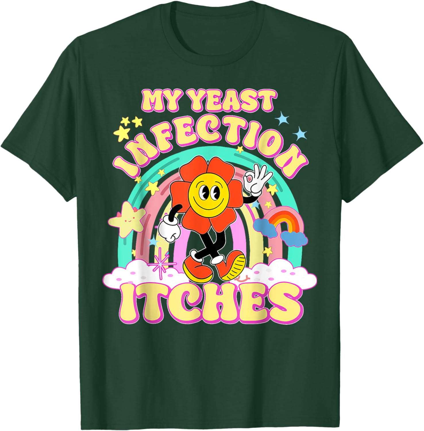 Funny Yeast Infection Humor T-Shirt for Unique Gifts and Casual Wear - 25