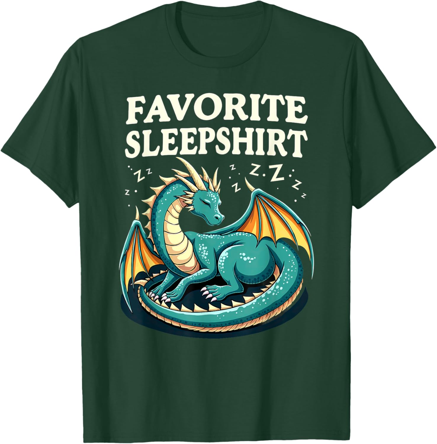 Cozy Sleeping Dragon Favorite Sleepshirt T-Shirt for Ultimate Comfort - 12