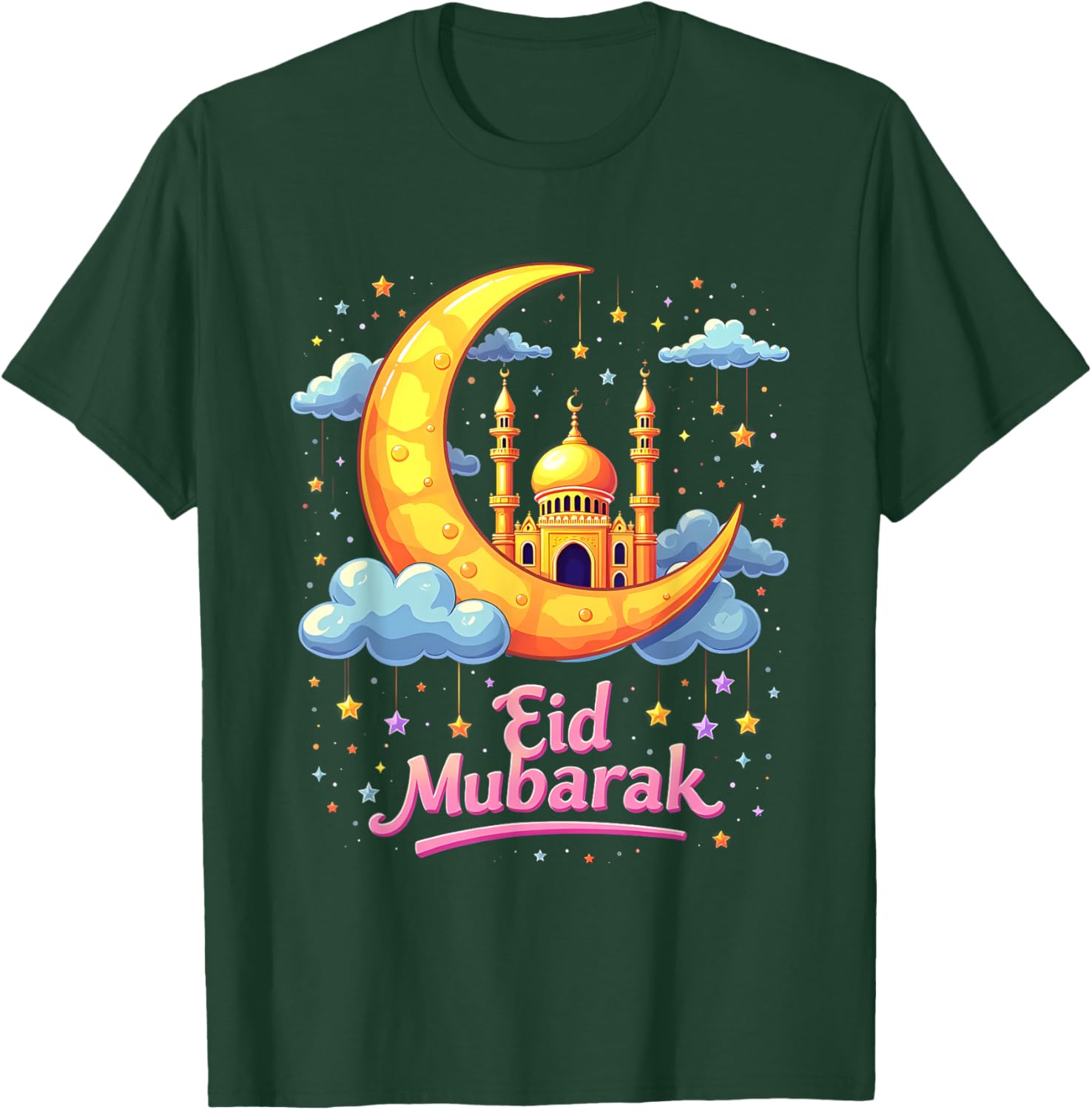 Mubarak Kareem Eid Al-Fitr T-Shirt for Happy Ramadan 2025 Celebrations - 23