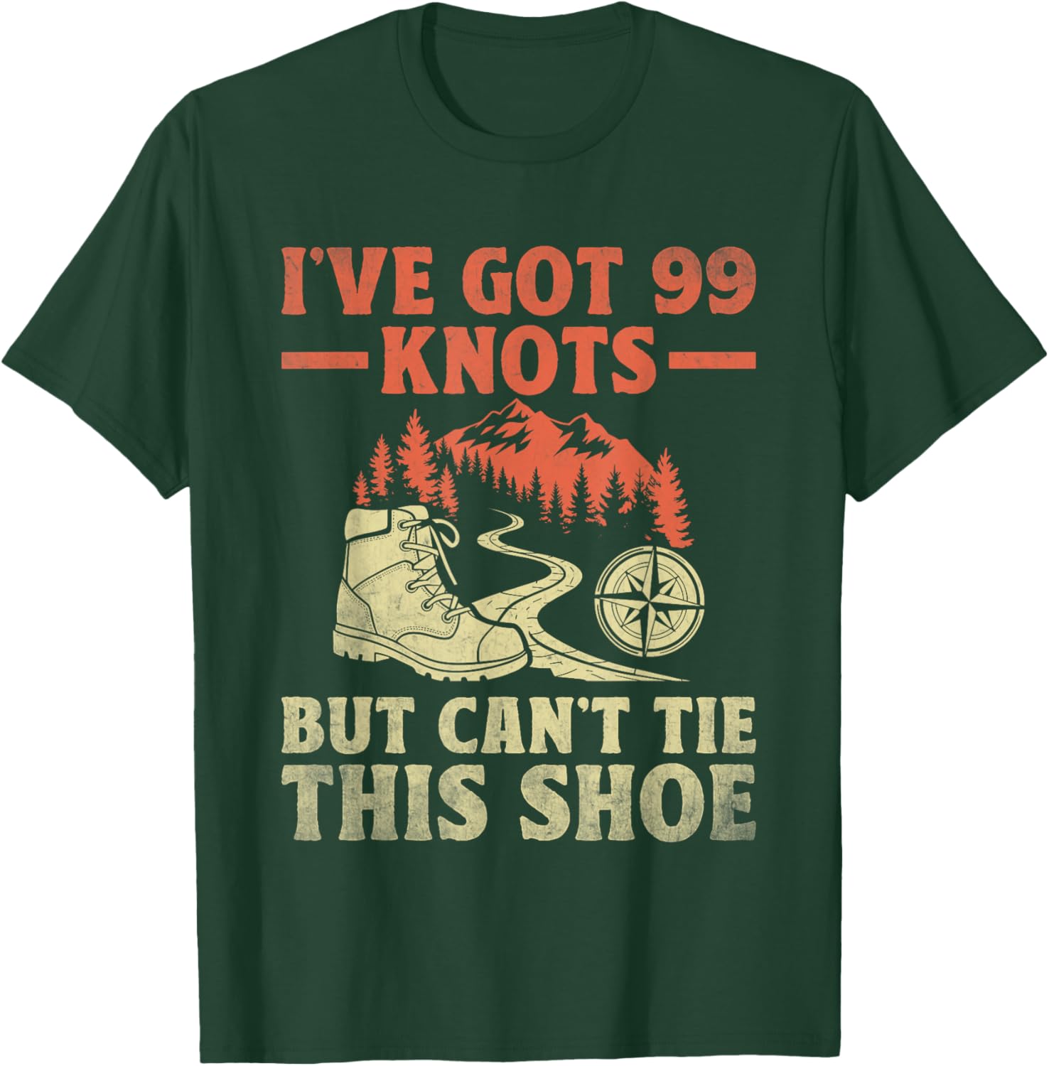 Funny Scout T-Shirt I've Got 99 Knots But Can't Tie This Shoe - 4