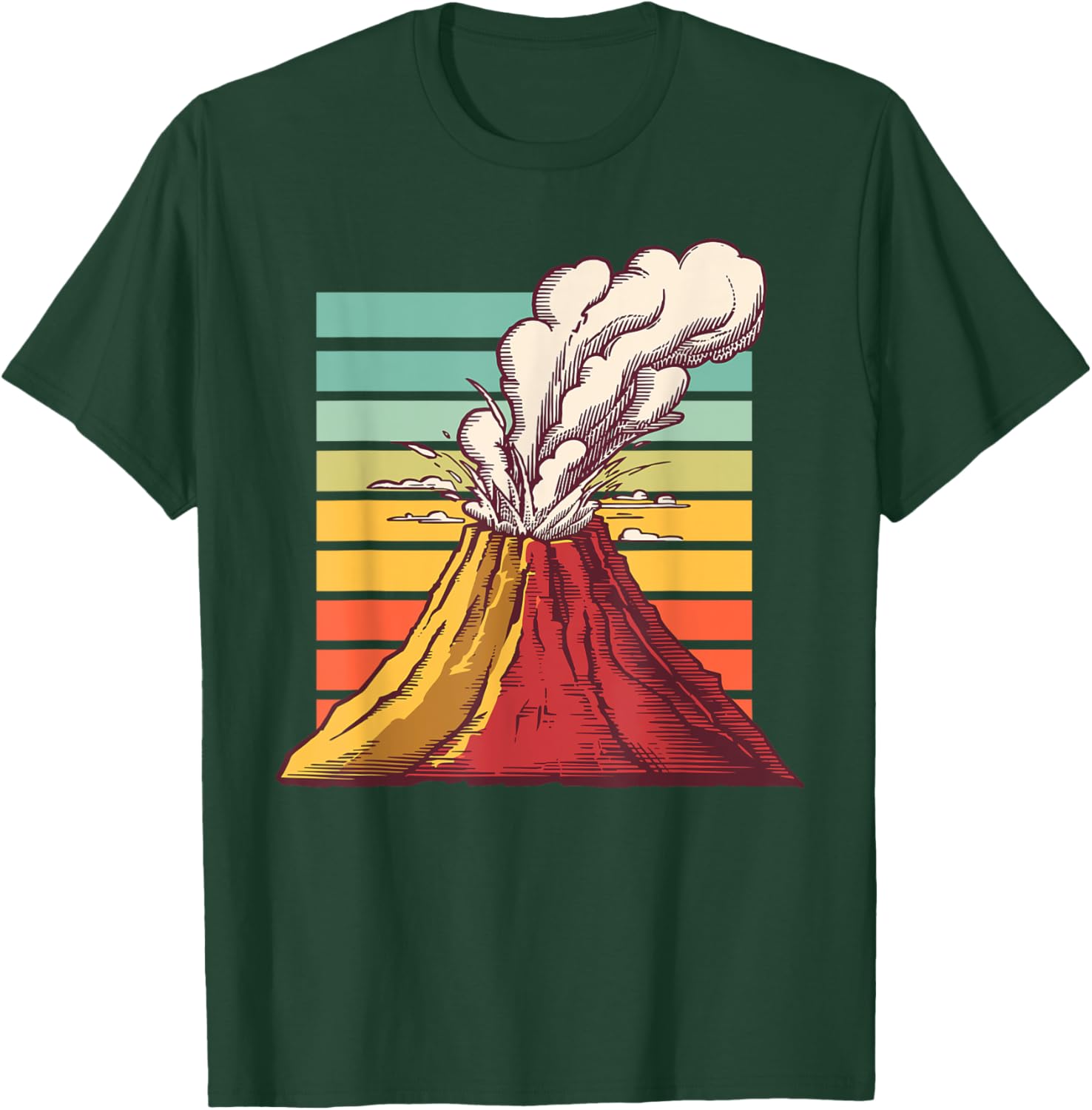 Cool Volcano Art T-Shirt for Men, Women, and Kids - Perfect for Geology Lovers - 23