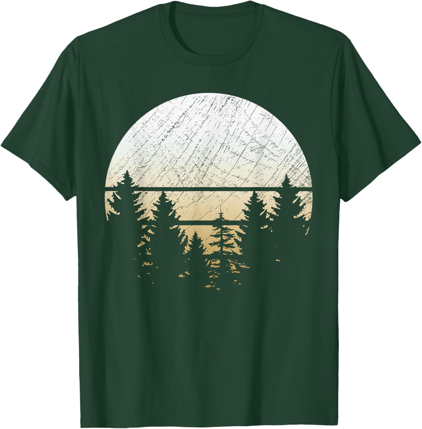 Retro Wildlife Trees Hiking T-Shirt for Nature Lovers and Adventurers - 9
