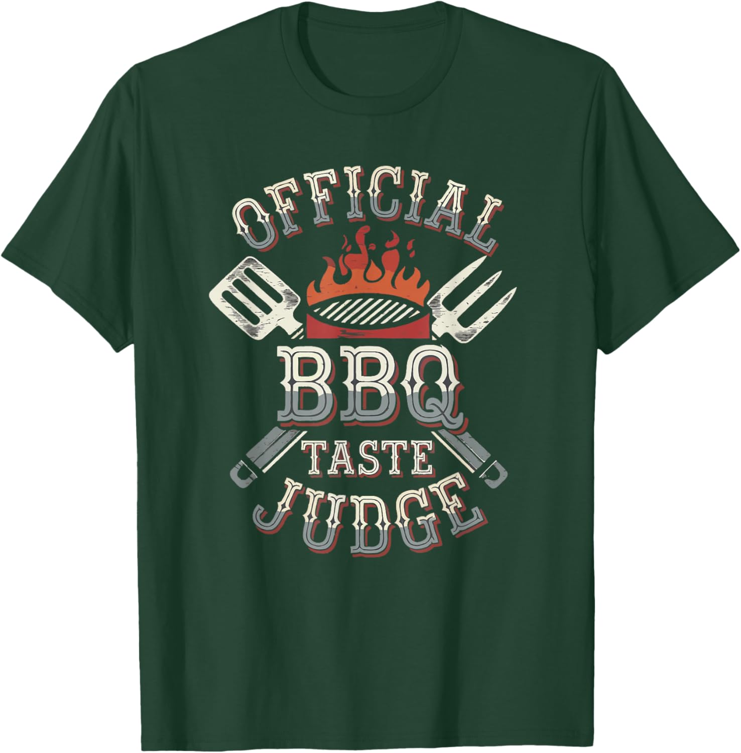Official BBQ Taste Judge Grilling T-Shirt for Food Lovers and BBQ Fans - 6