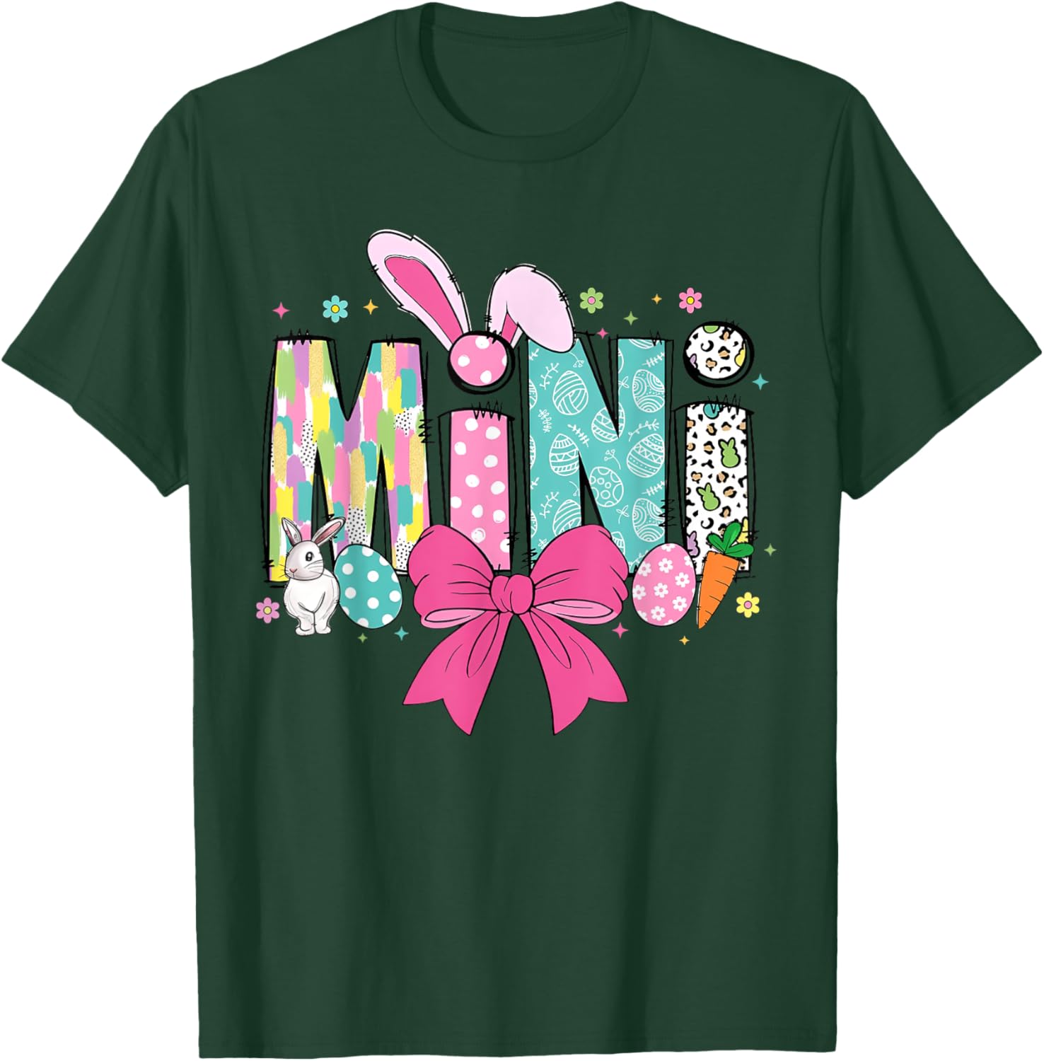 Adorable Mama Bunny Easter T-Shirt for Matching Family Celebrations - 13
