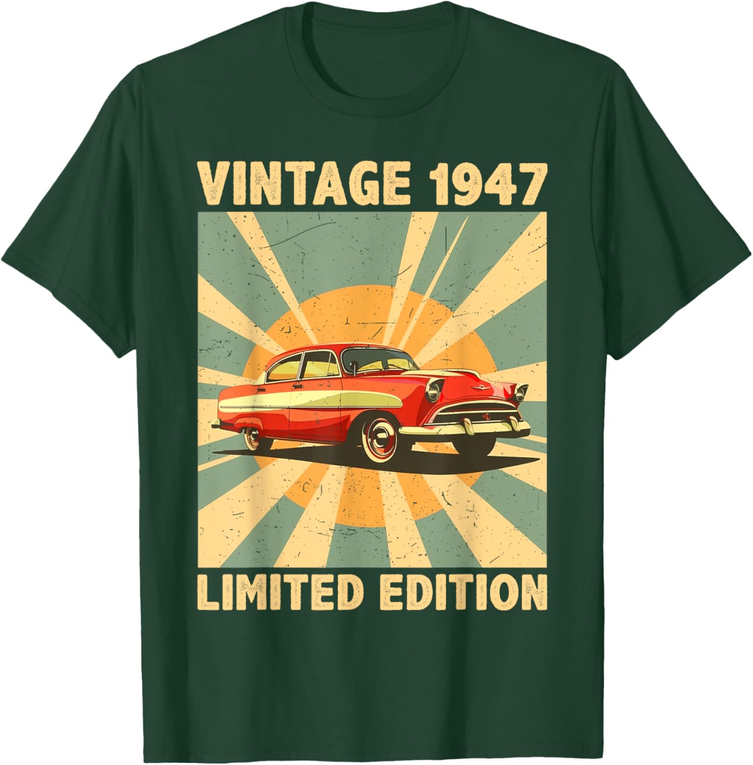 Funny 78th Birthday T-Shirt Retro 80's 1947 Vintage Style Gift Idea - 15