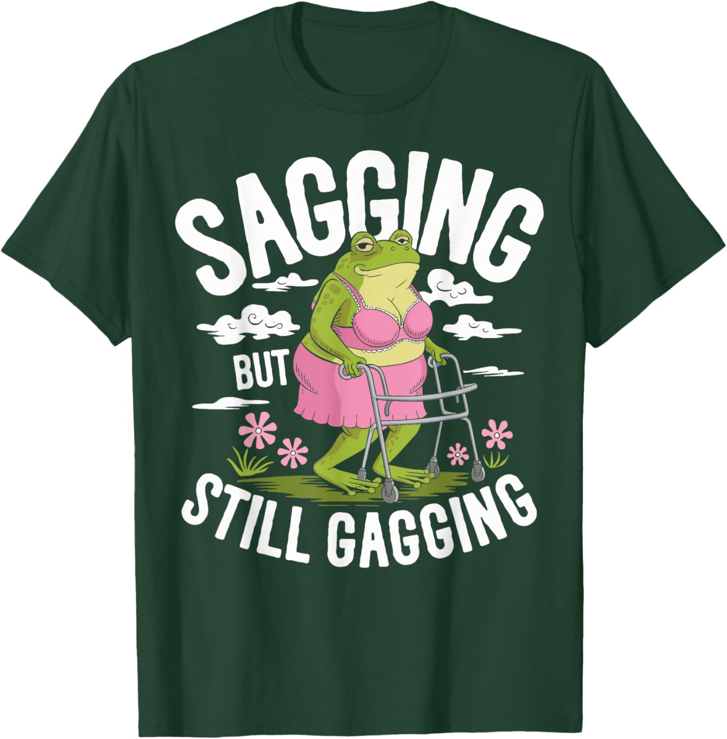 Funny Sagging Frog Meme T-Shirt for Sarcastic Humor Lovers - 18